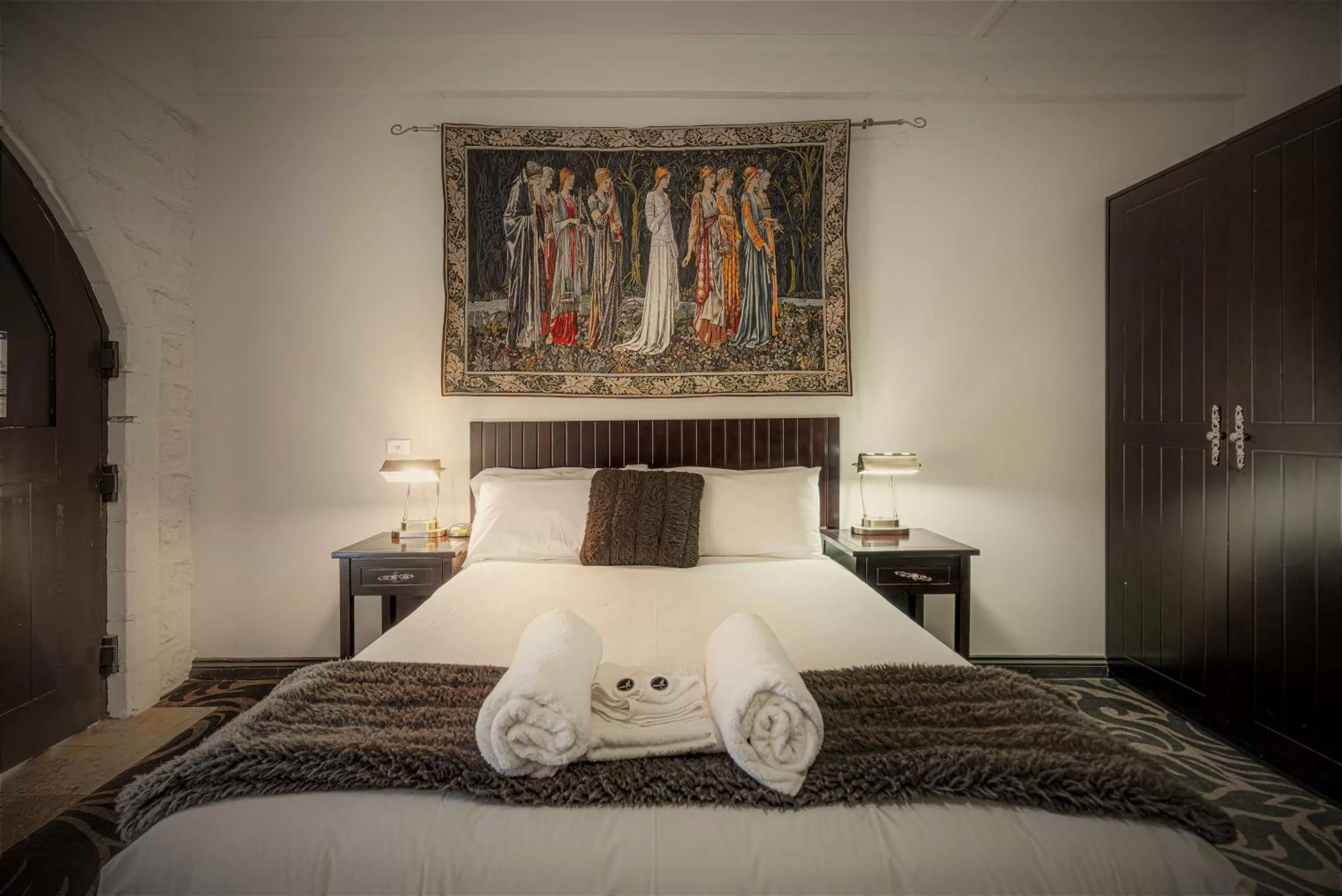 Bed in Kryal Castle Ballarat