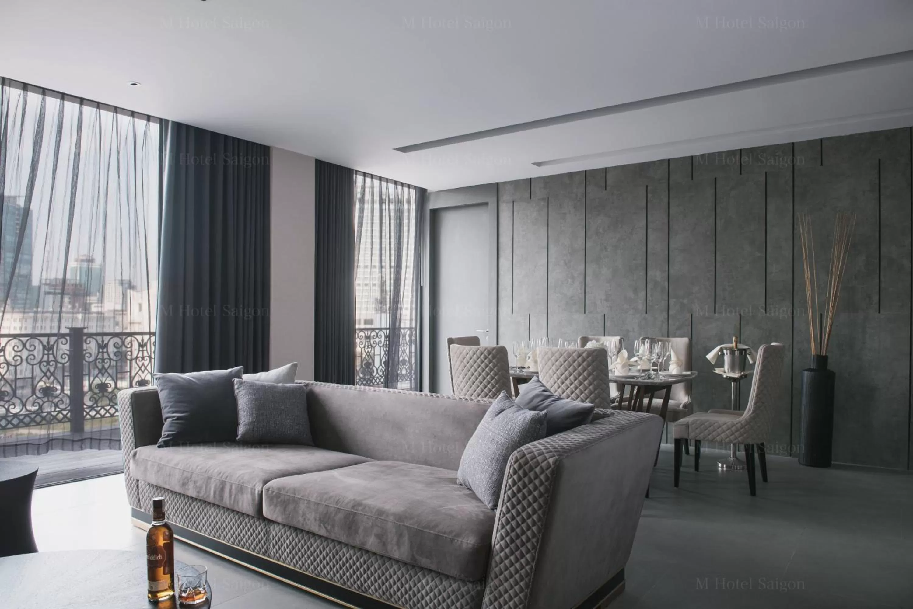Living room in M Hotel Saigon