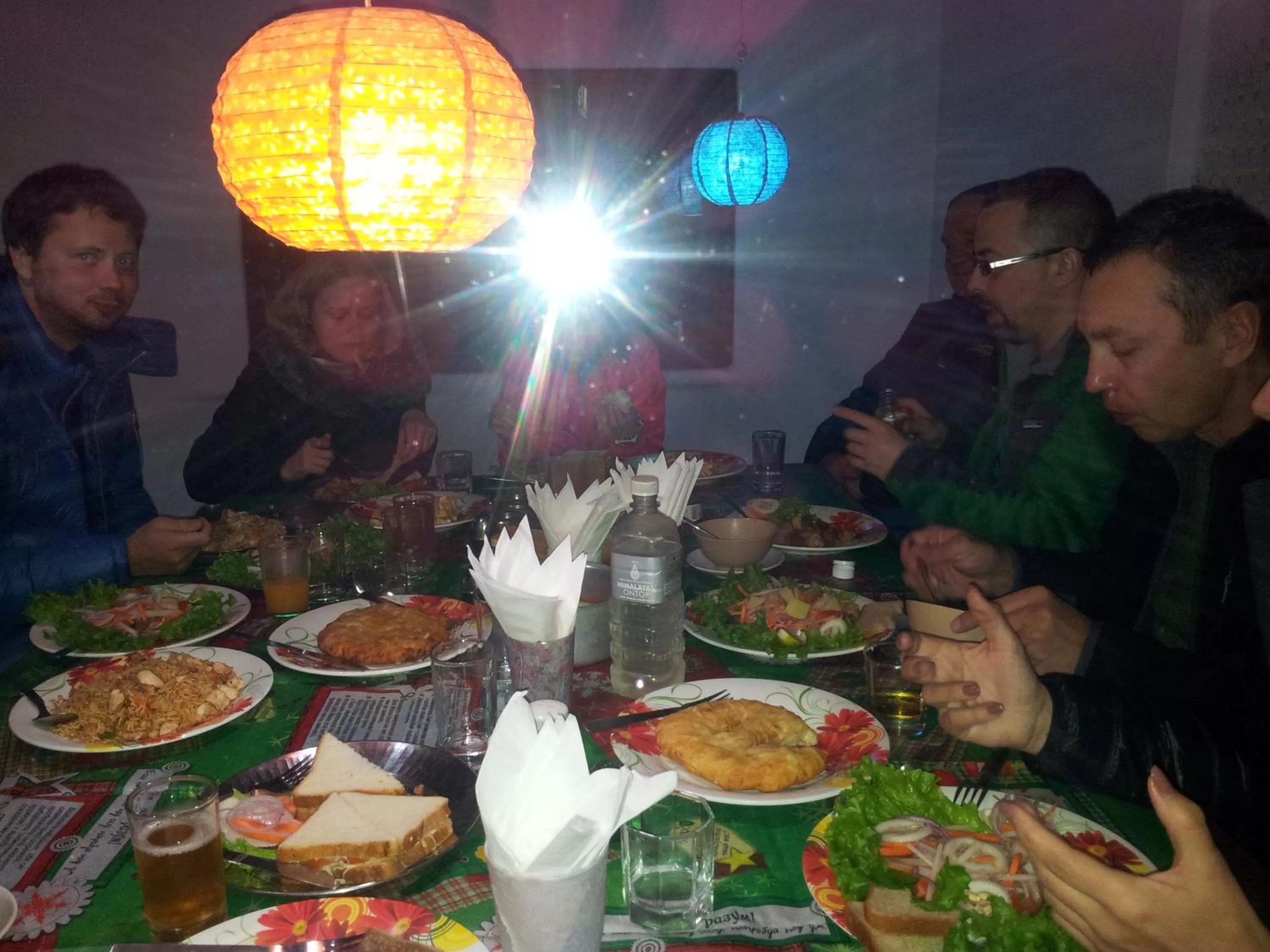 Dining area in New Annapurna Guest House