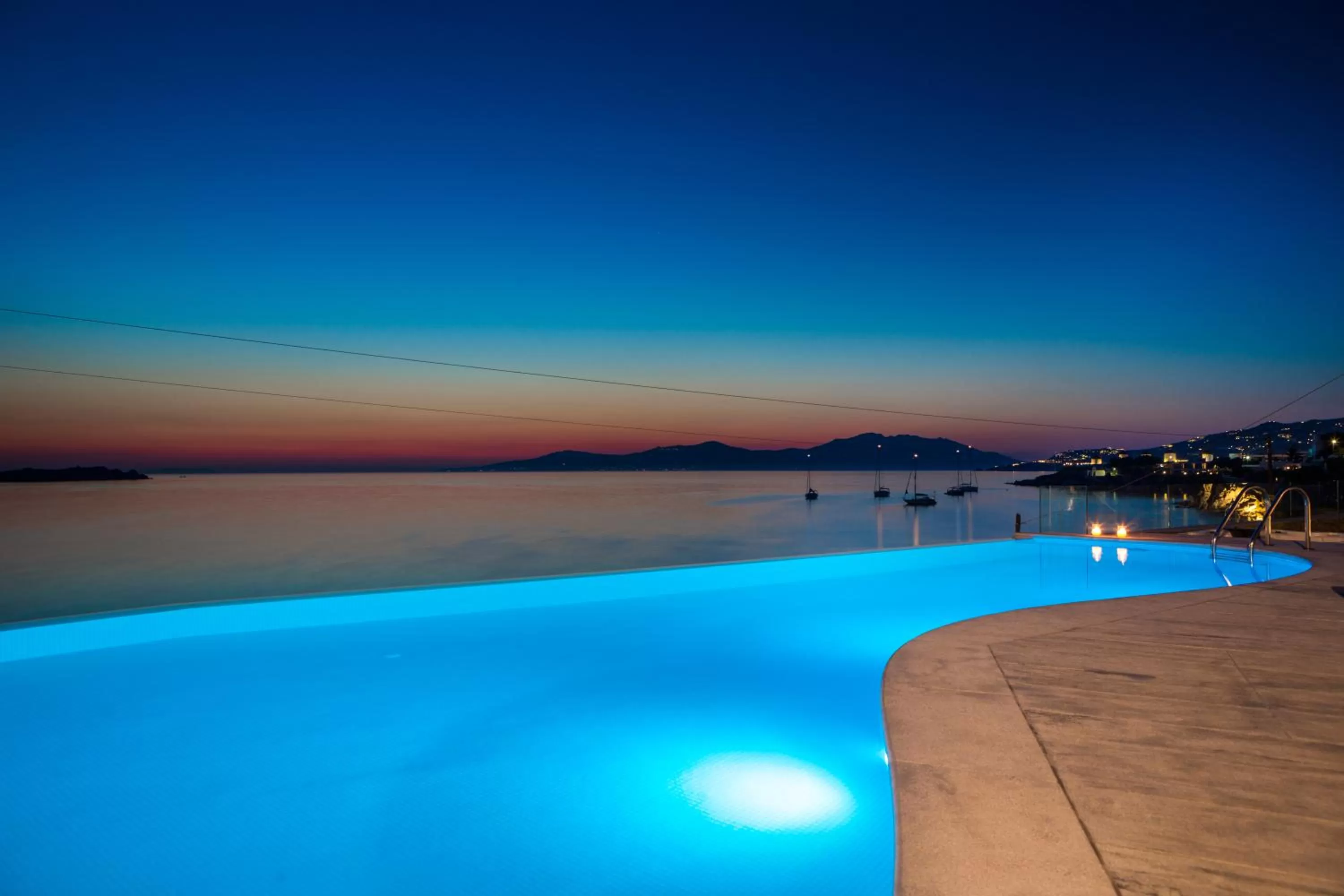 Swimming pool in Mykonos Beach Hotel