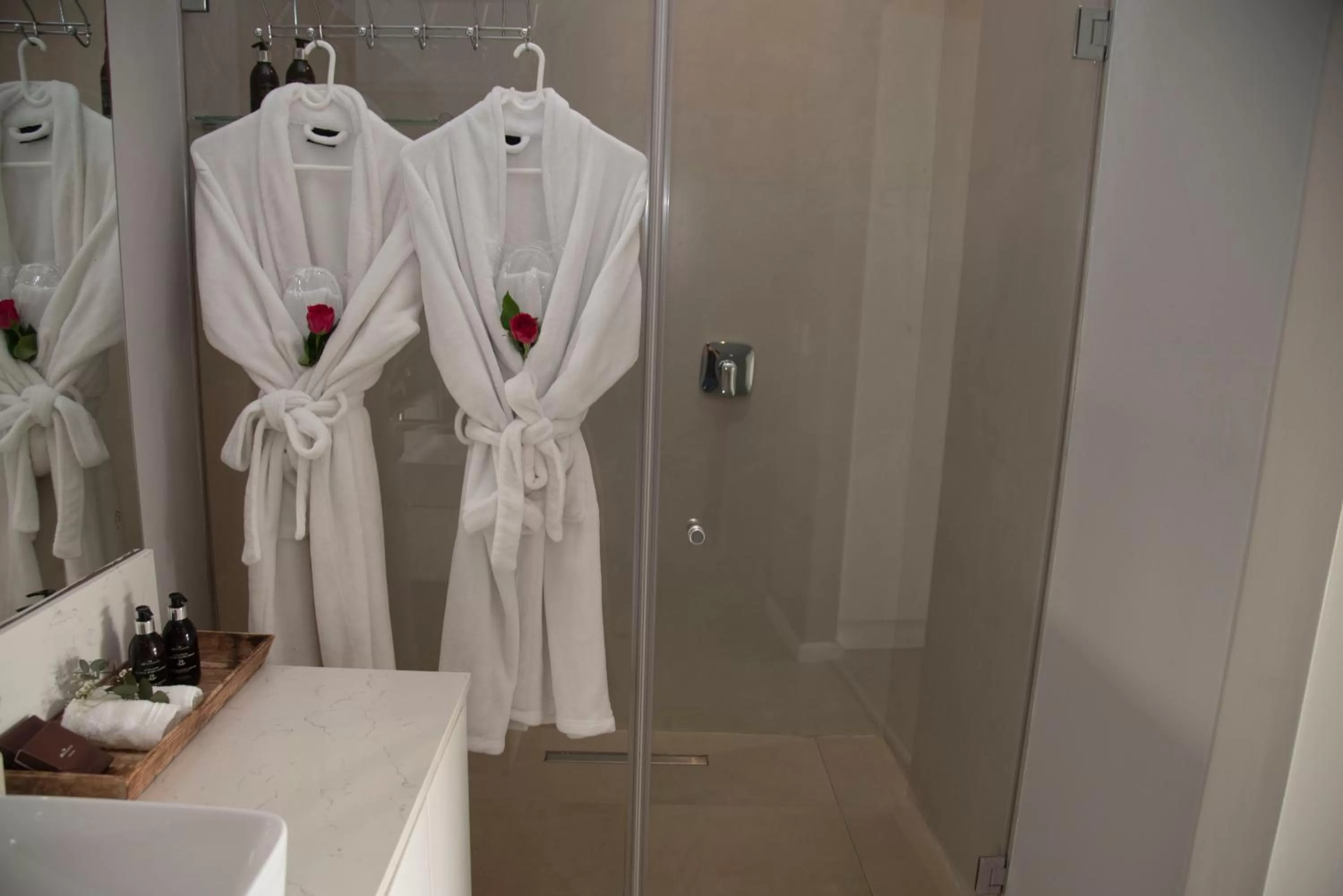 Shower in Crown on the Heads