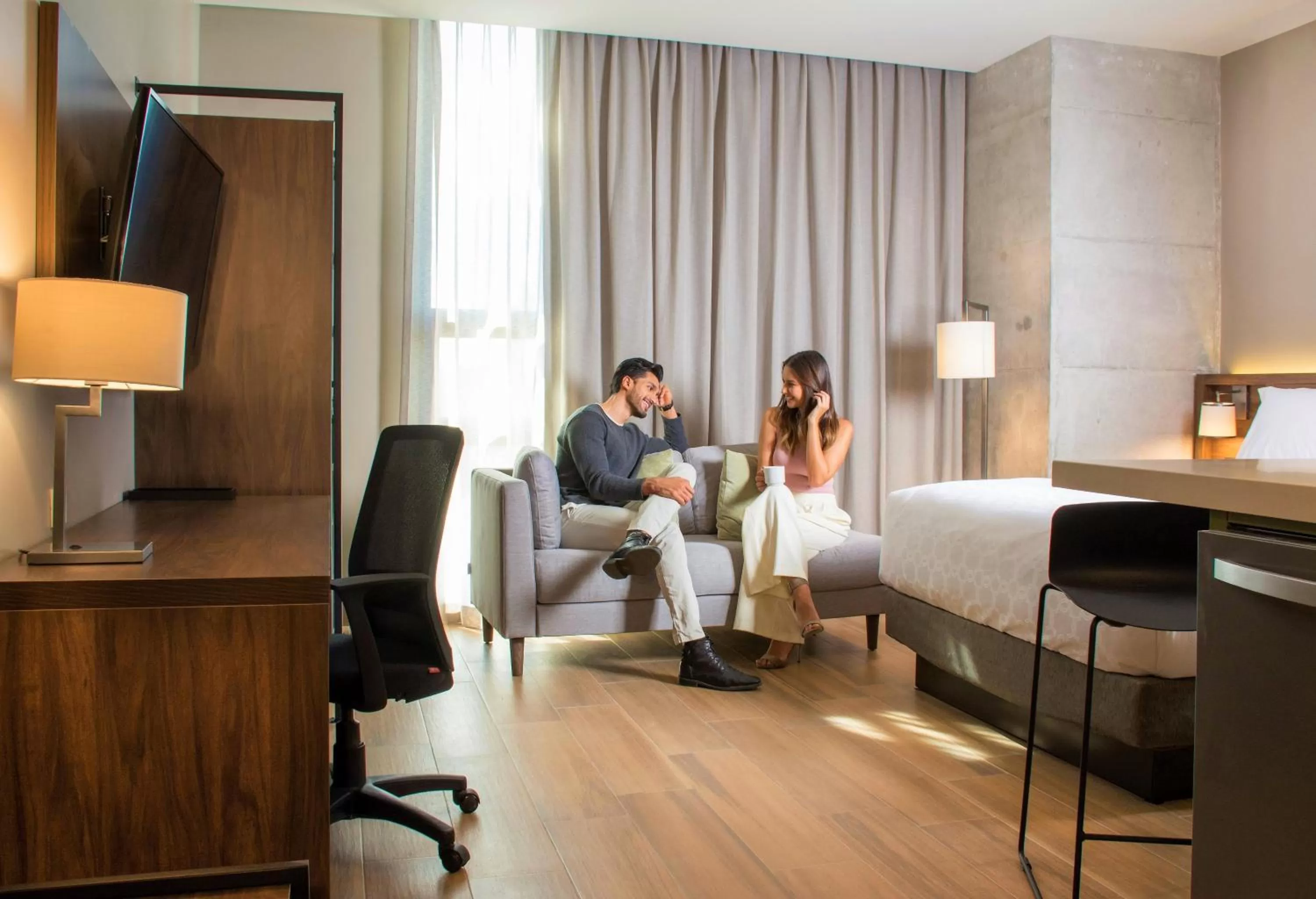 Photo of the whole room, Bed in Staybridge Suites - Guadalajara Novena by IHG