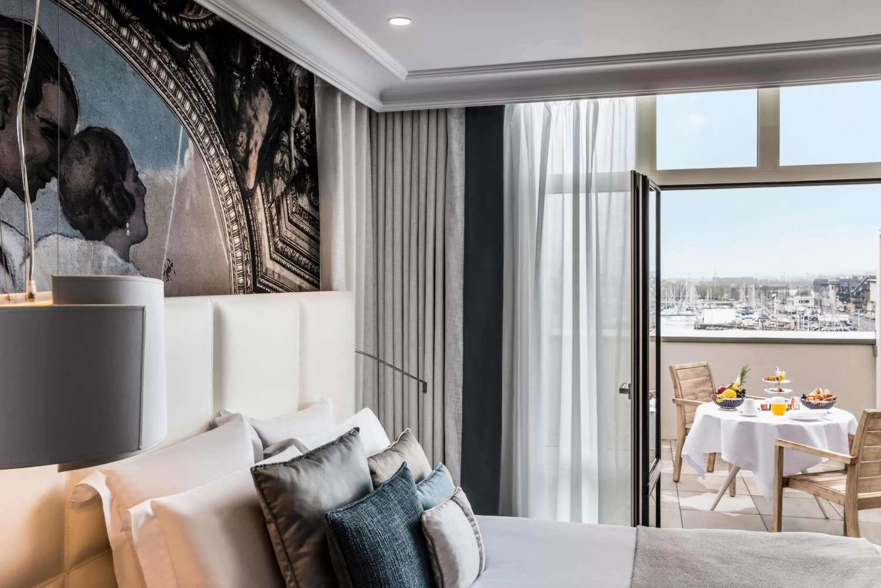 Patio in Cures Marines Hotel Thalasso & Spa Trouville - MGallery Collection