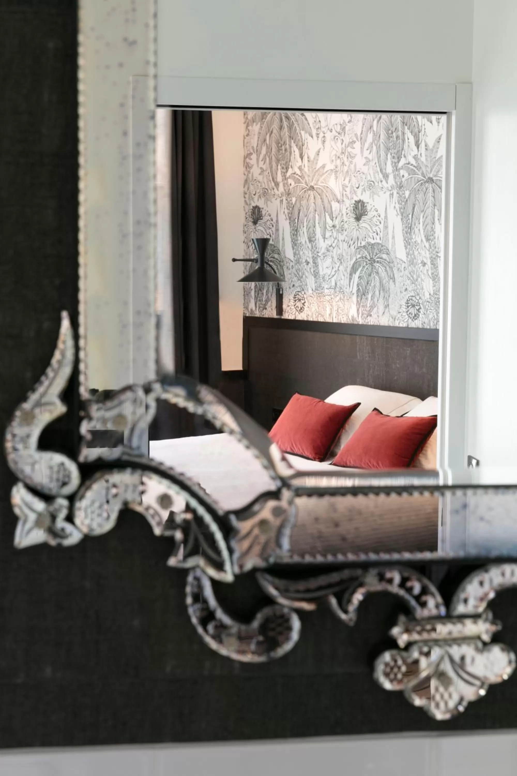 Decorative detail, Bed in Continental Hotel