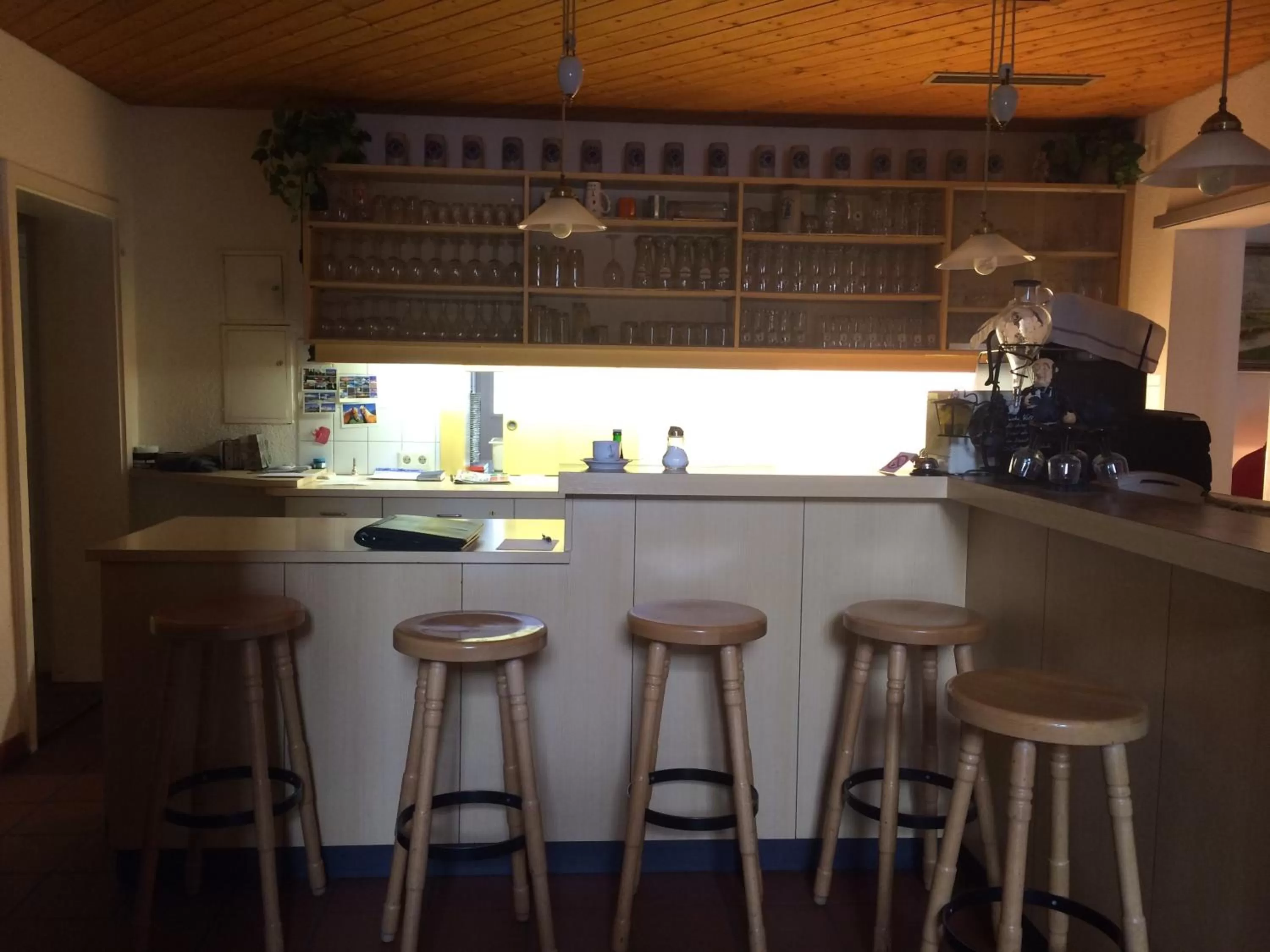 Lounge or bar in Gästehaus Bernhard