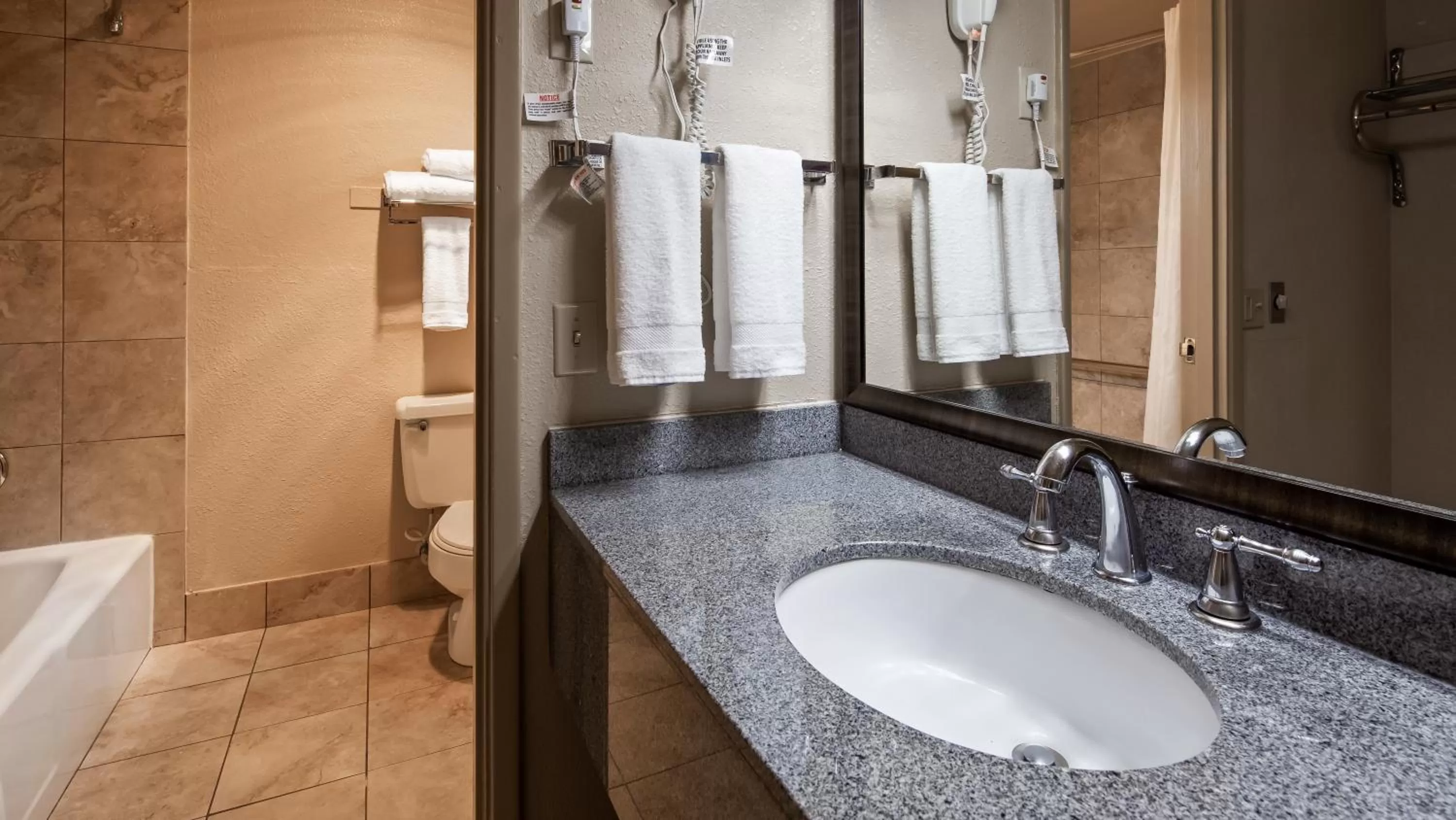 Bathroom in Best Western Lakewood- Historic Landmark