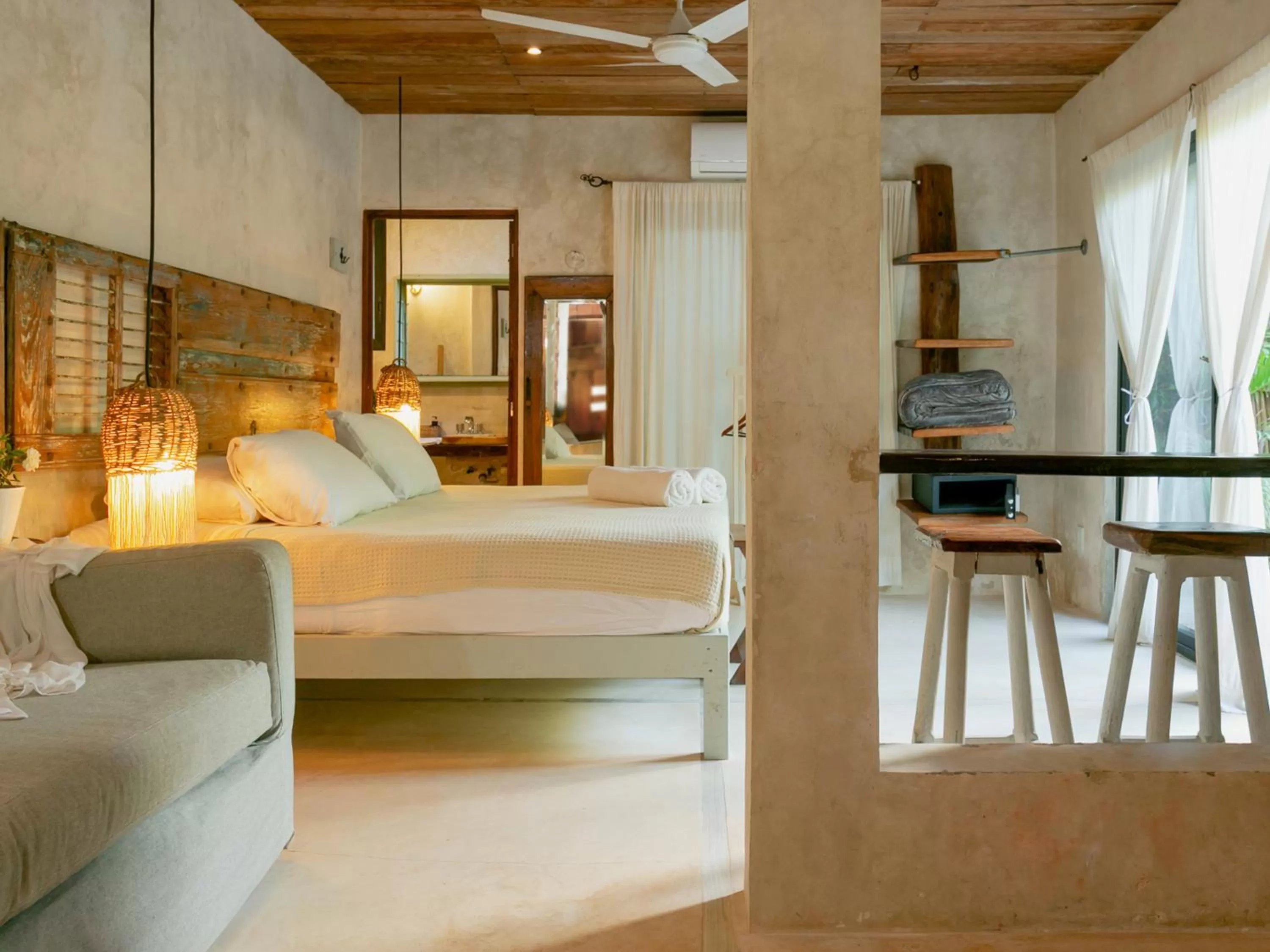 Bed in Suites Tulum