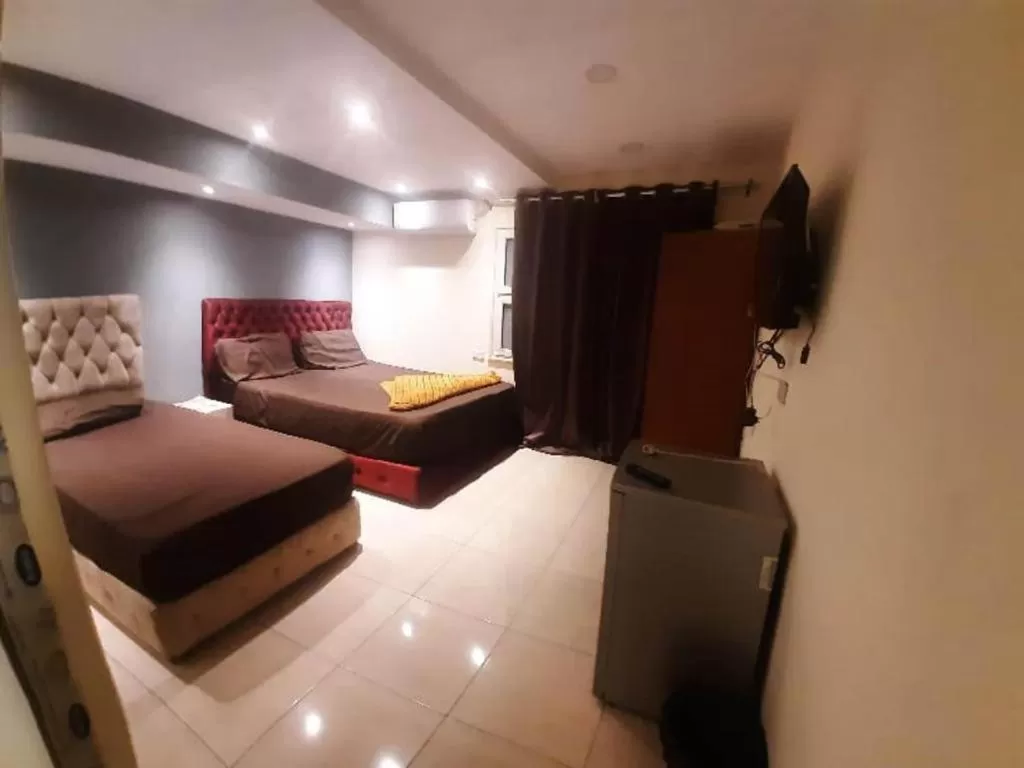 Bed in Blue Eyes Hotel