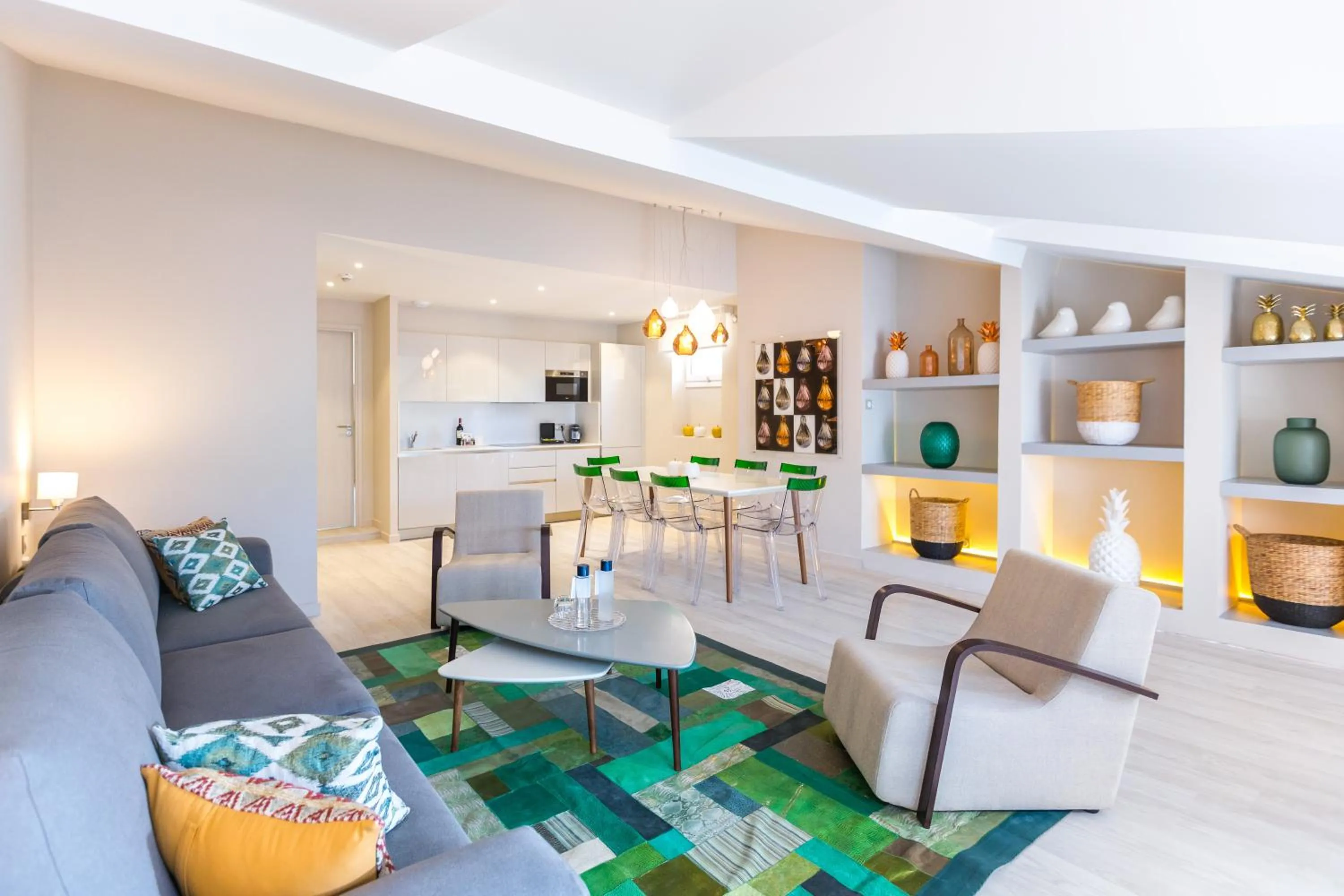 Living room in Palais Saleya Boutique Hôtel