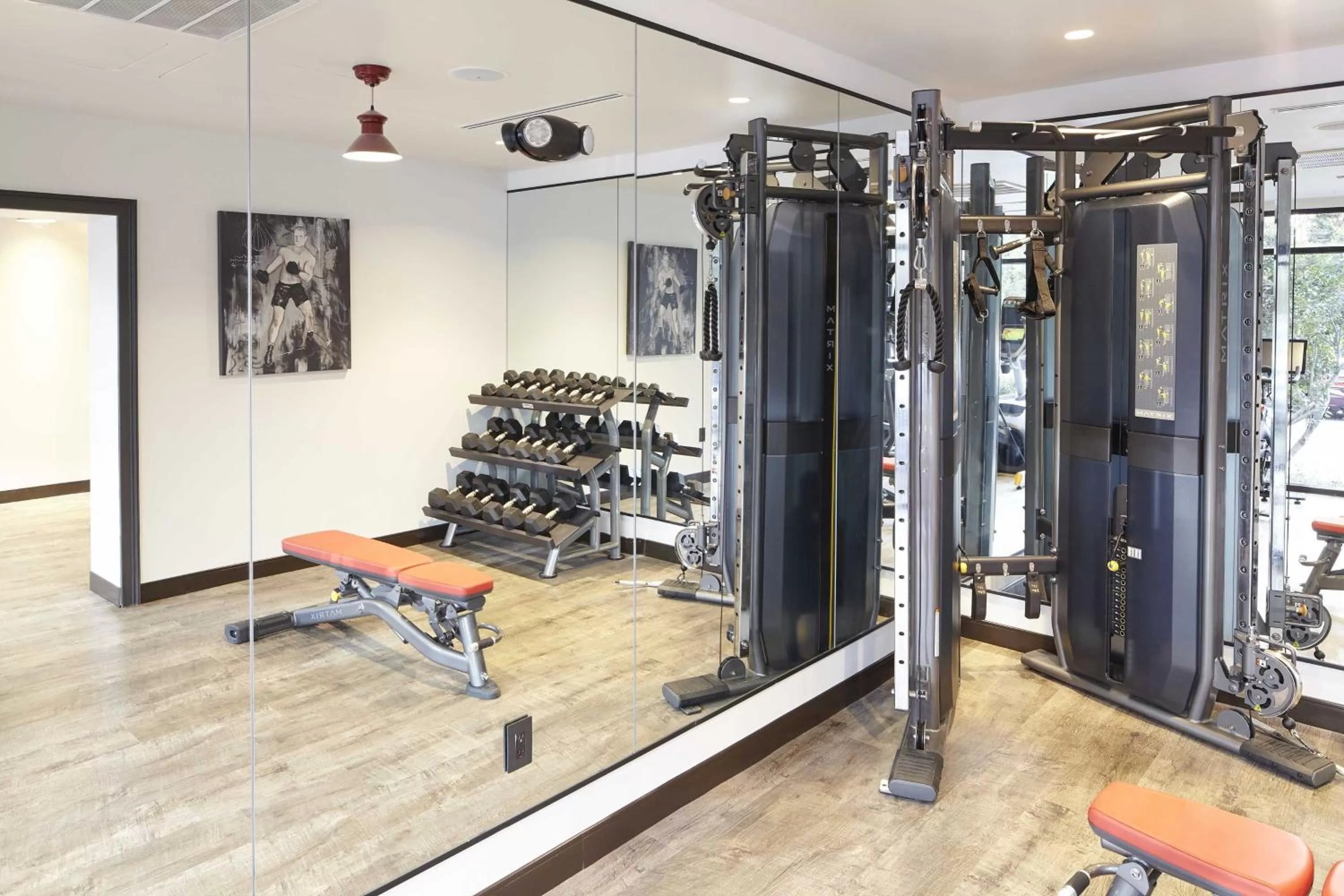 Fitness centre/facilities in The Burgess Hotel, Atlanta, a Tribute Portfolio Hotel