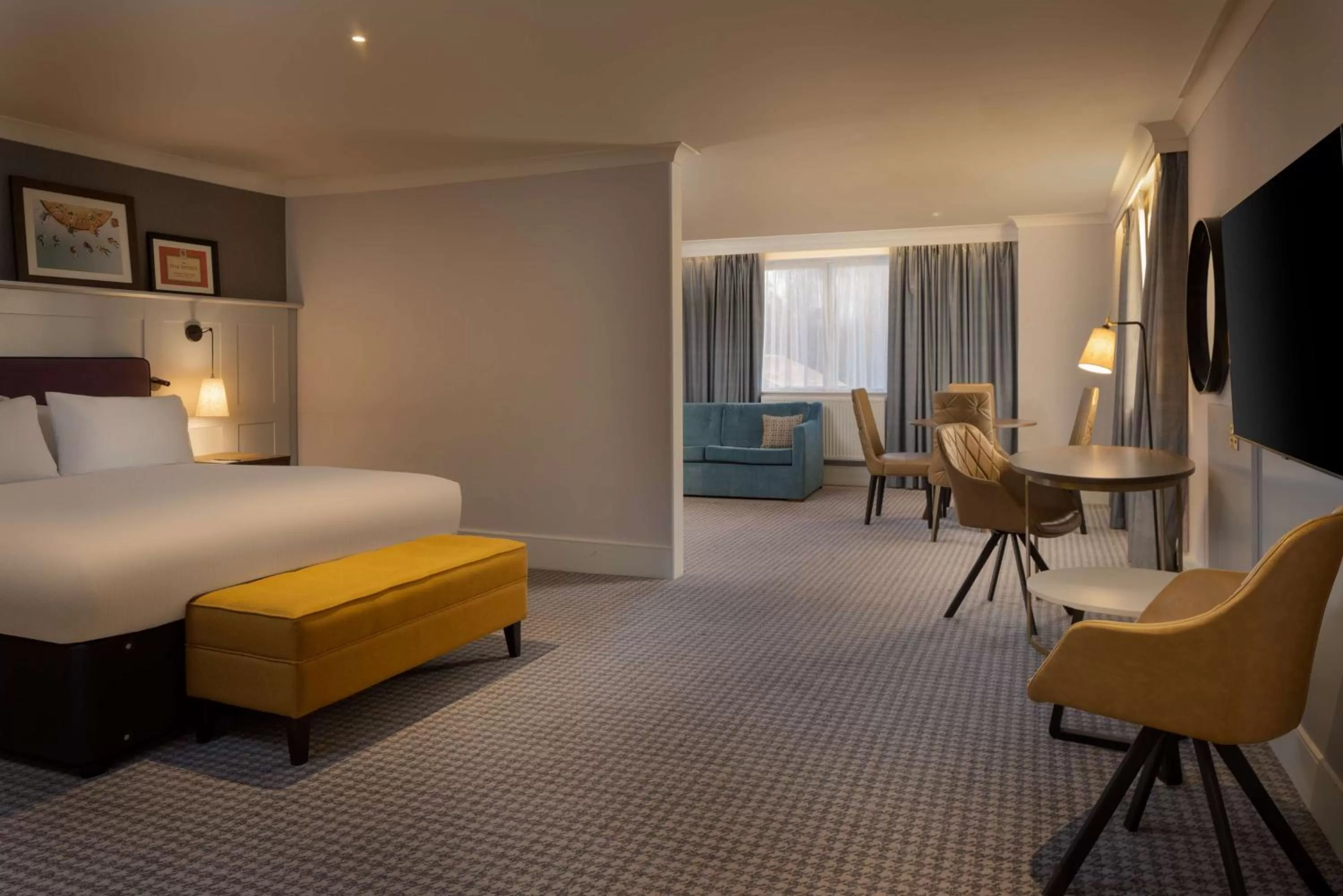 Bedroom, Bed in DoubleTree by Hilton Stoke-on-Trent, United Kingdom