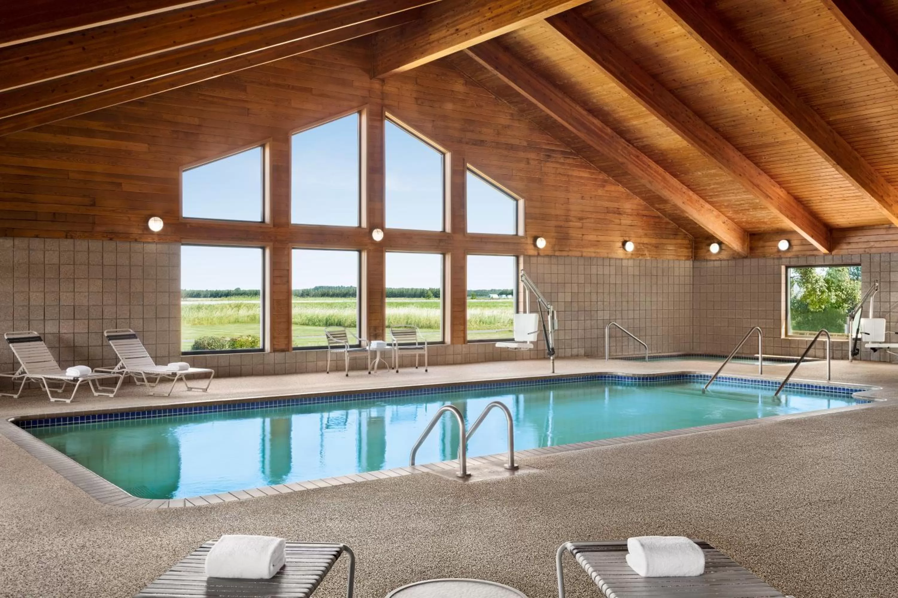 Swimming pool in AmericInn by Wyndham Baudette