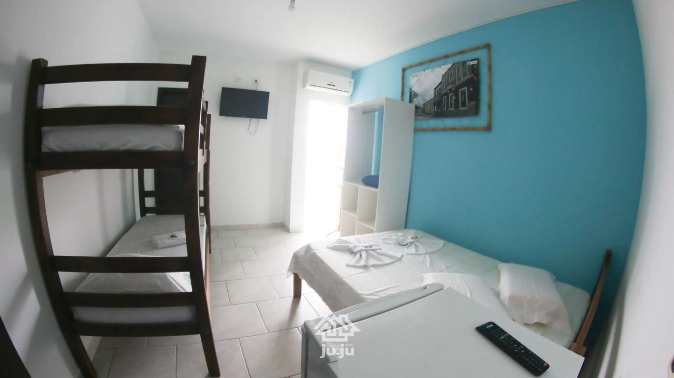 Bed in Pousada Ju&Ju à 400 mts DA PRAIA