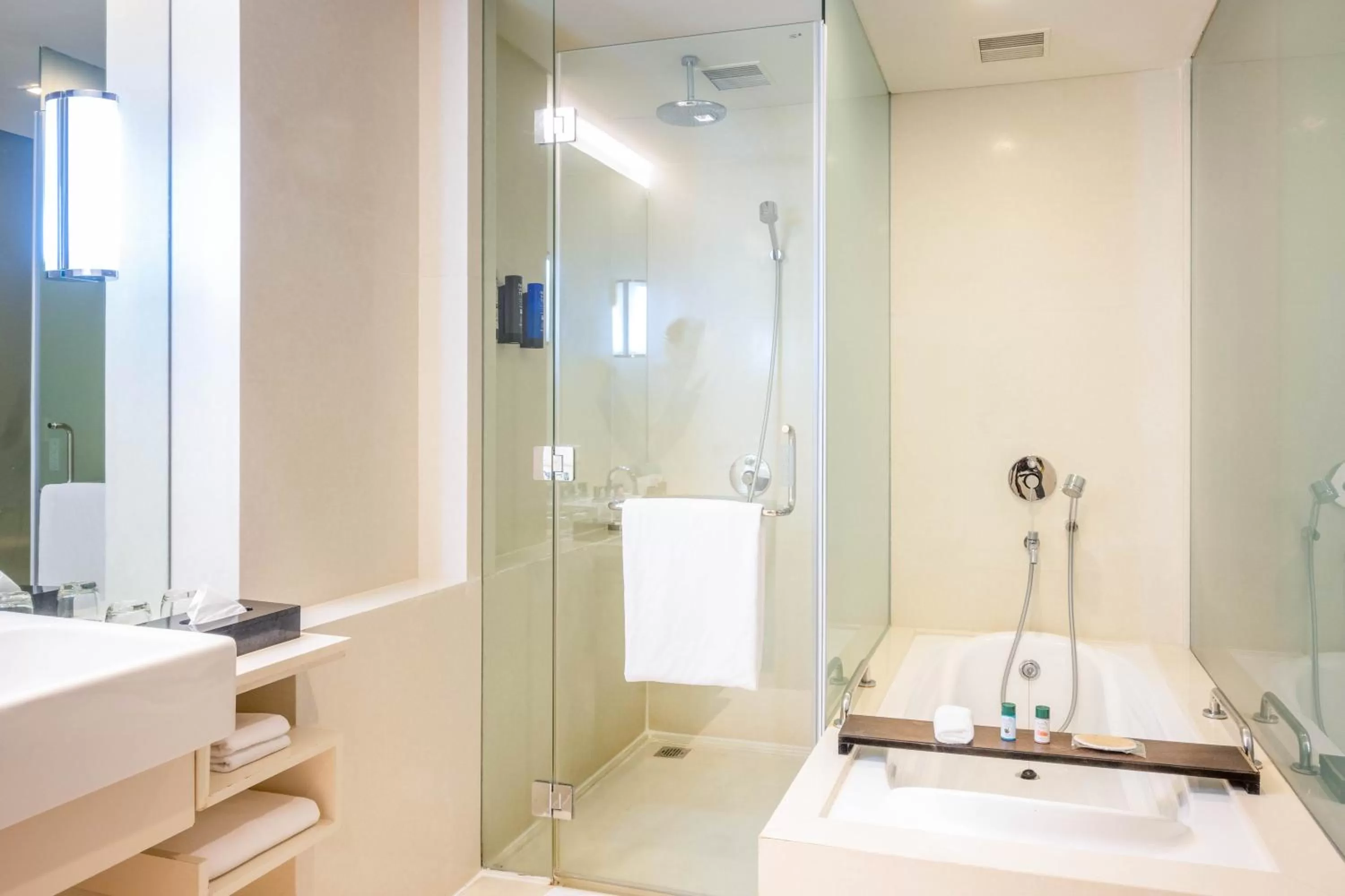 Bath in Novotel Hyderabad Airport