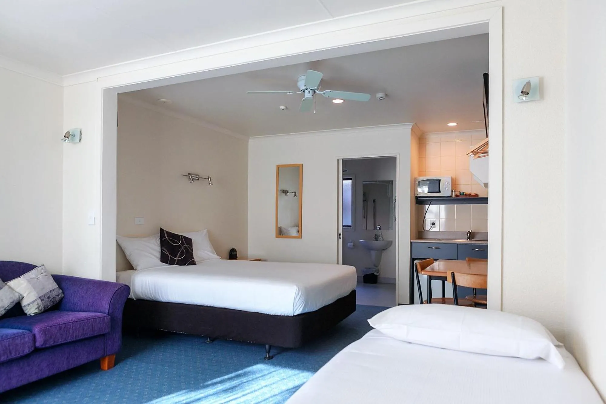 Bed in Stadium Motel