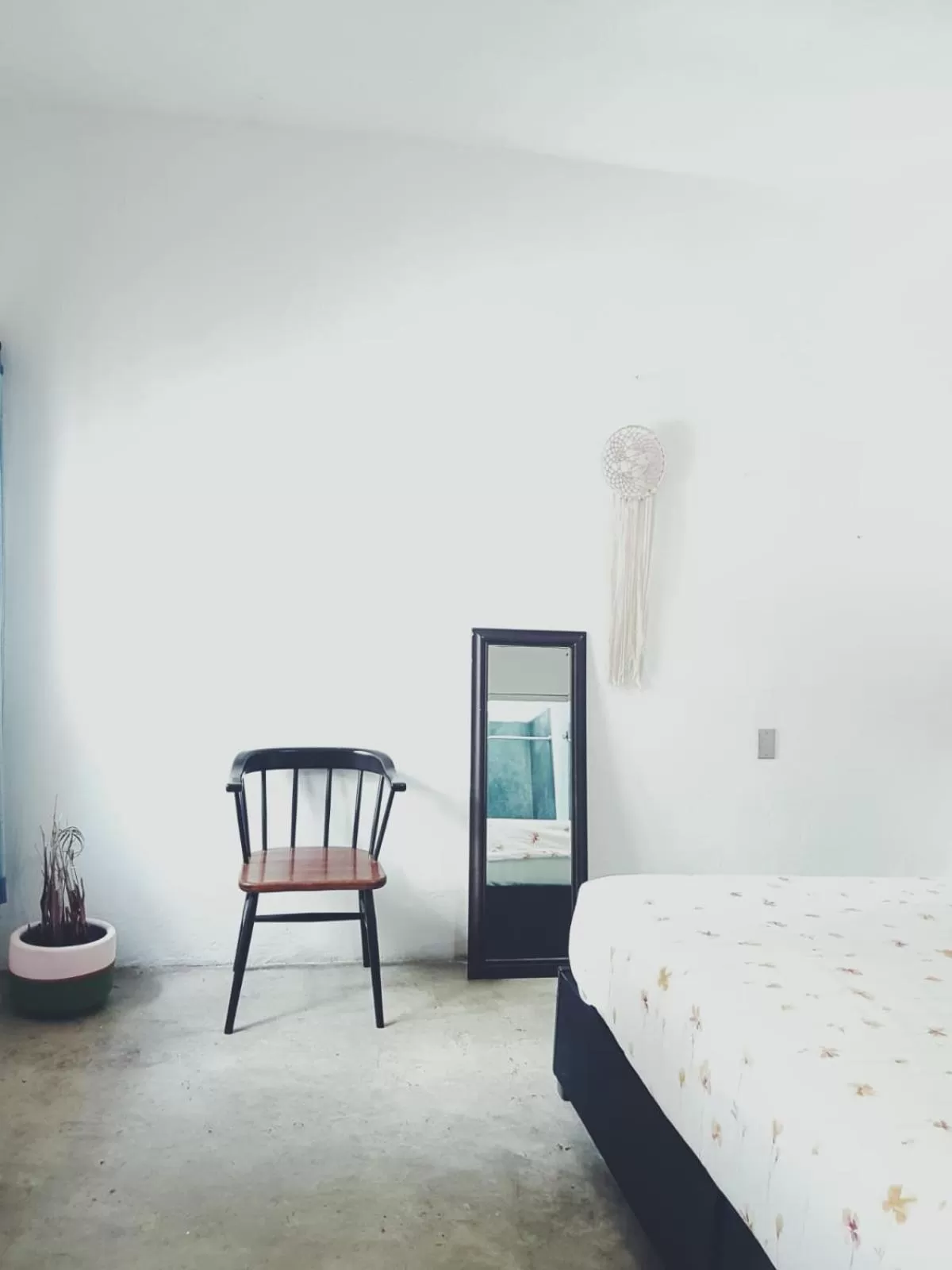 Bed in Hostal Hoja Santa