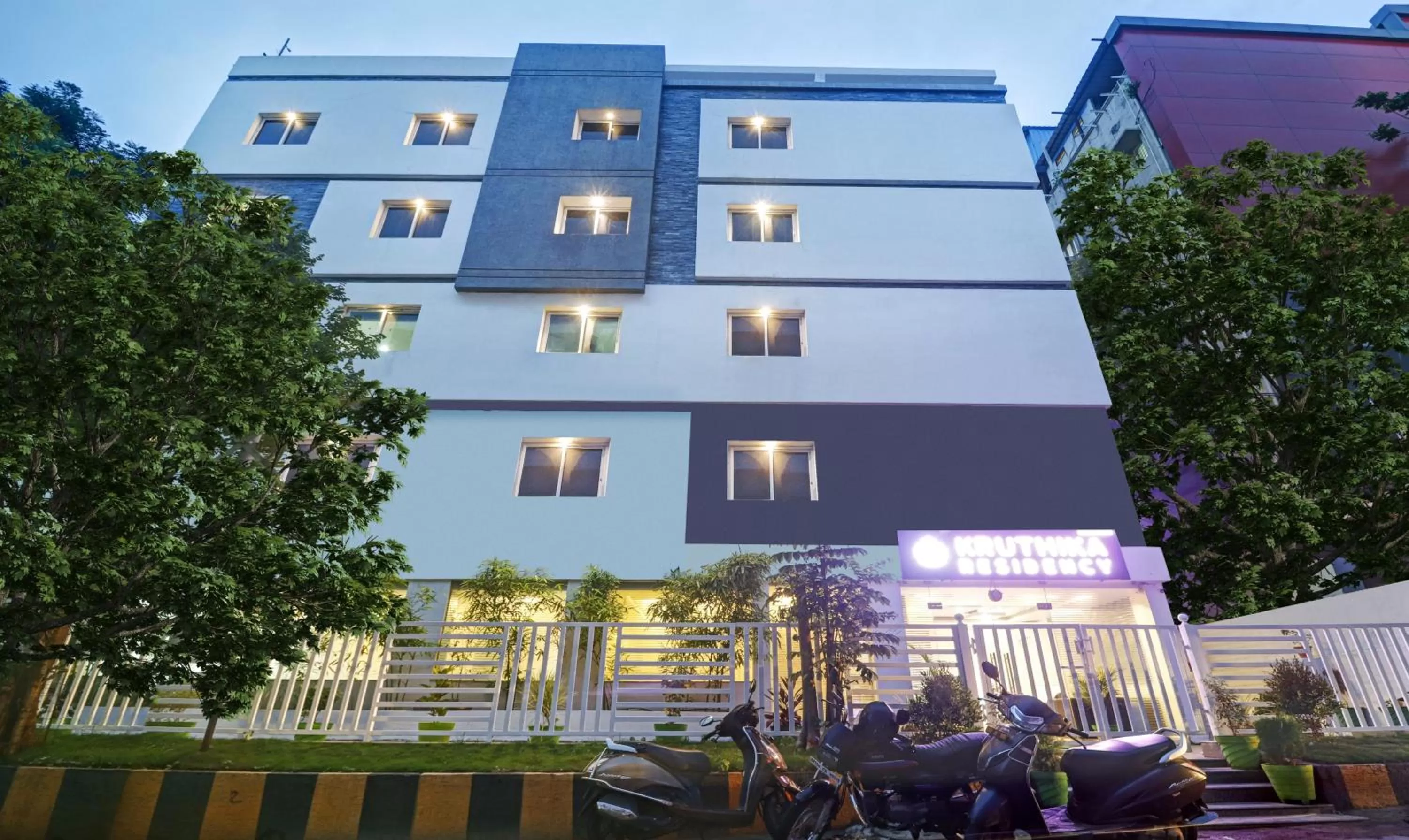 Property building in Treebo Kruthika Residency