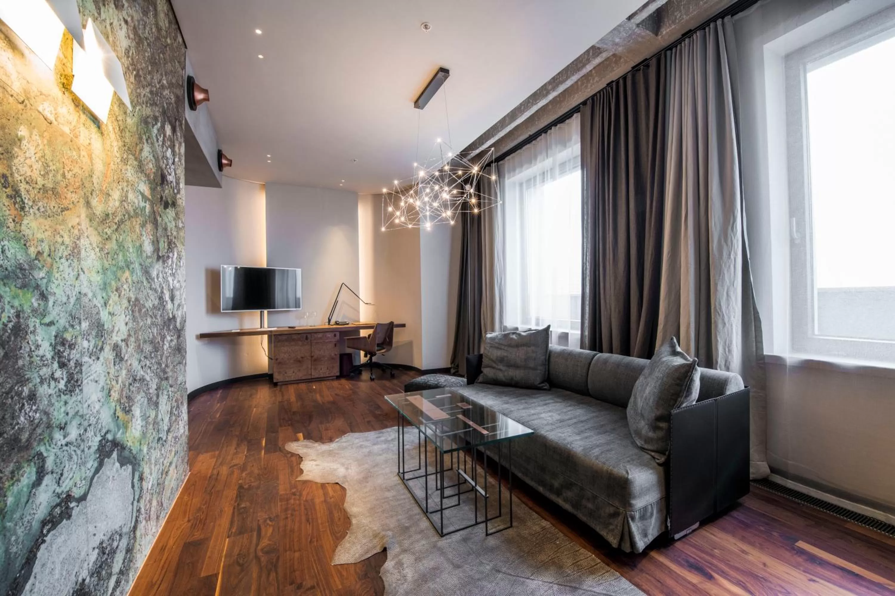 Seating area in Hotel Warszawa