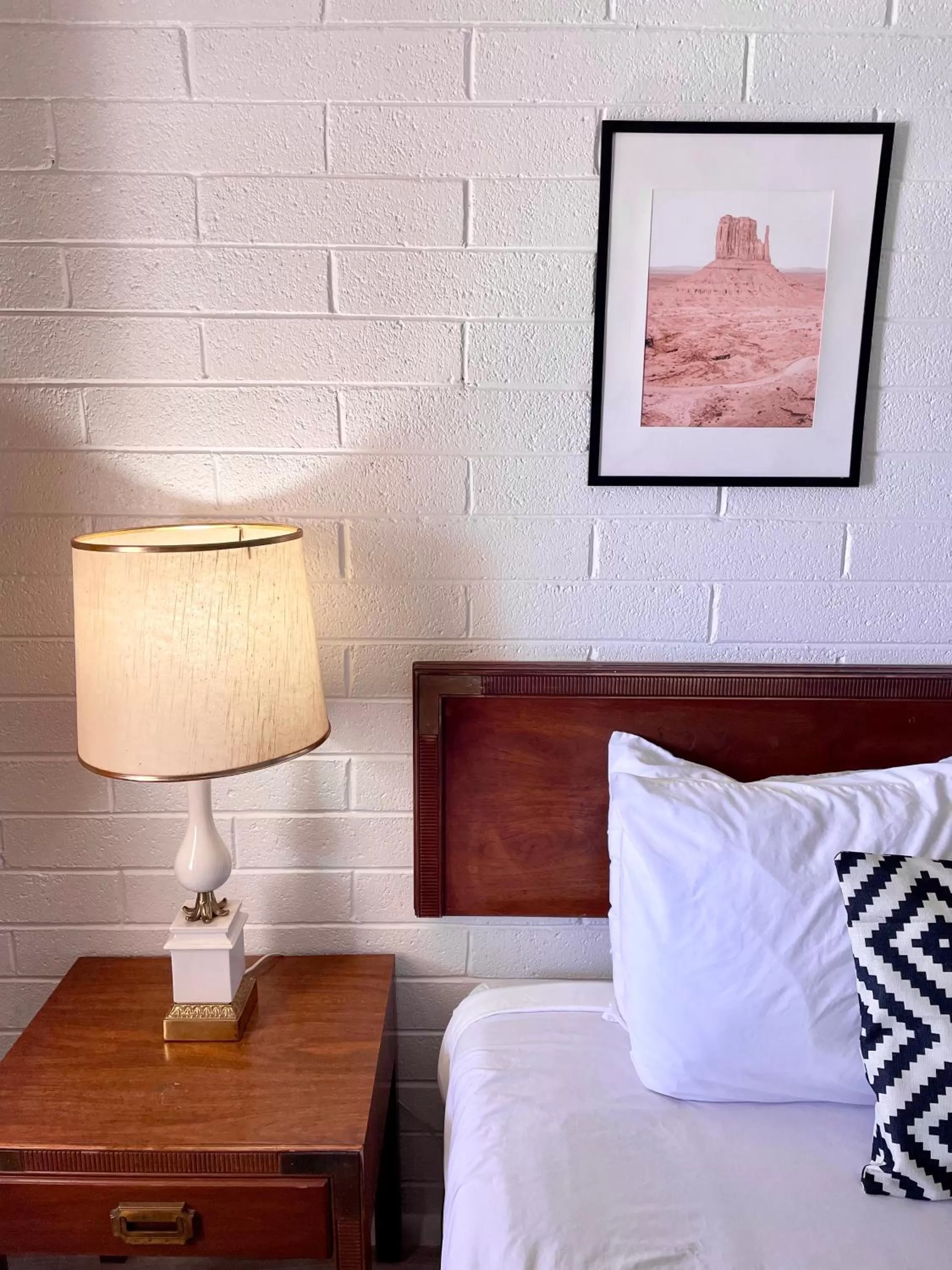 Bed in The Postcard Motel