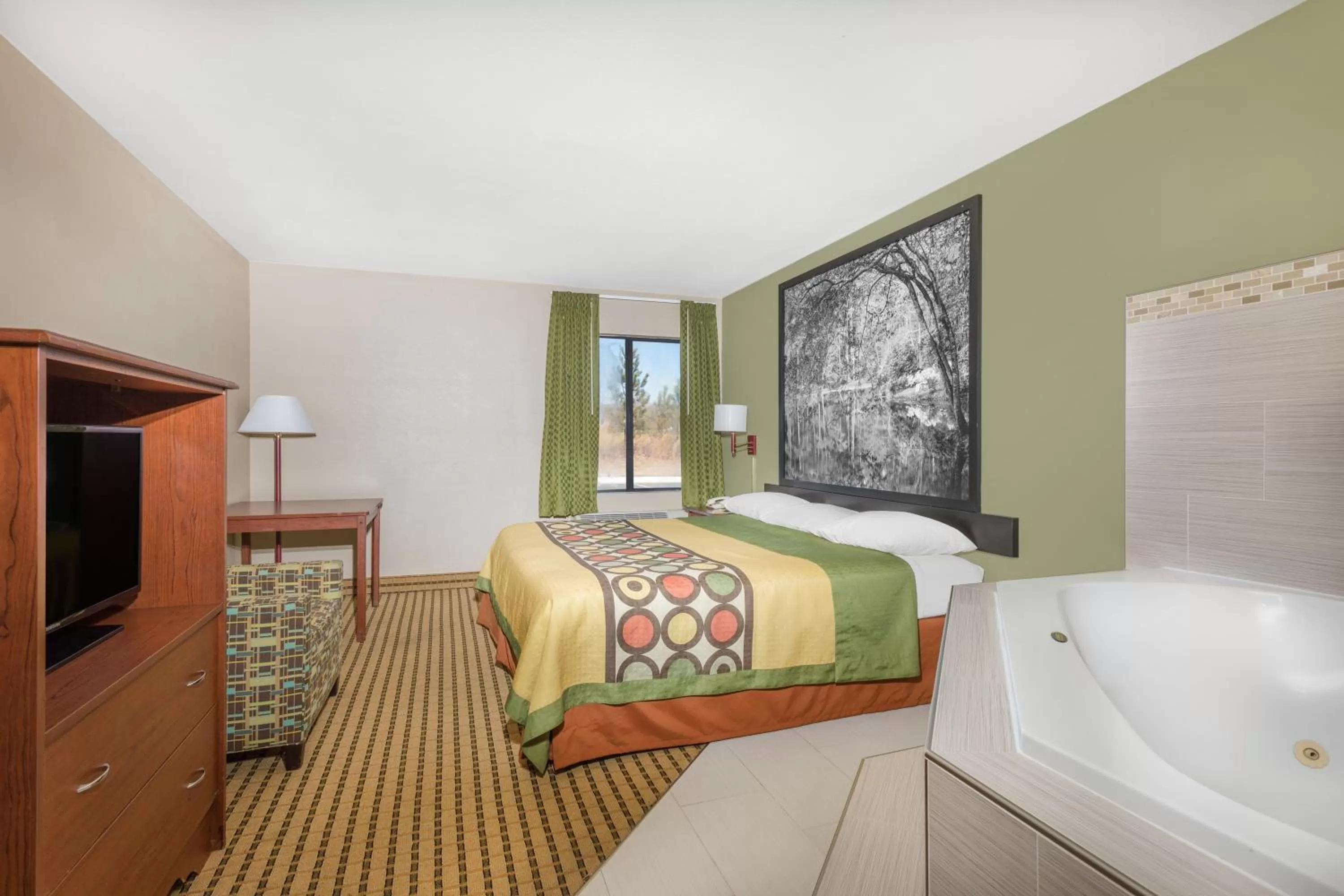 Bedroom in Super 8 by Wyndham Dawsonville