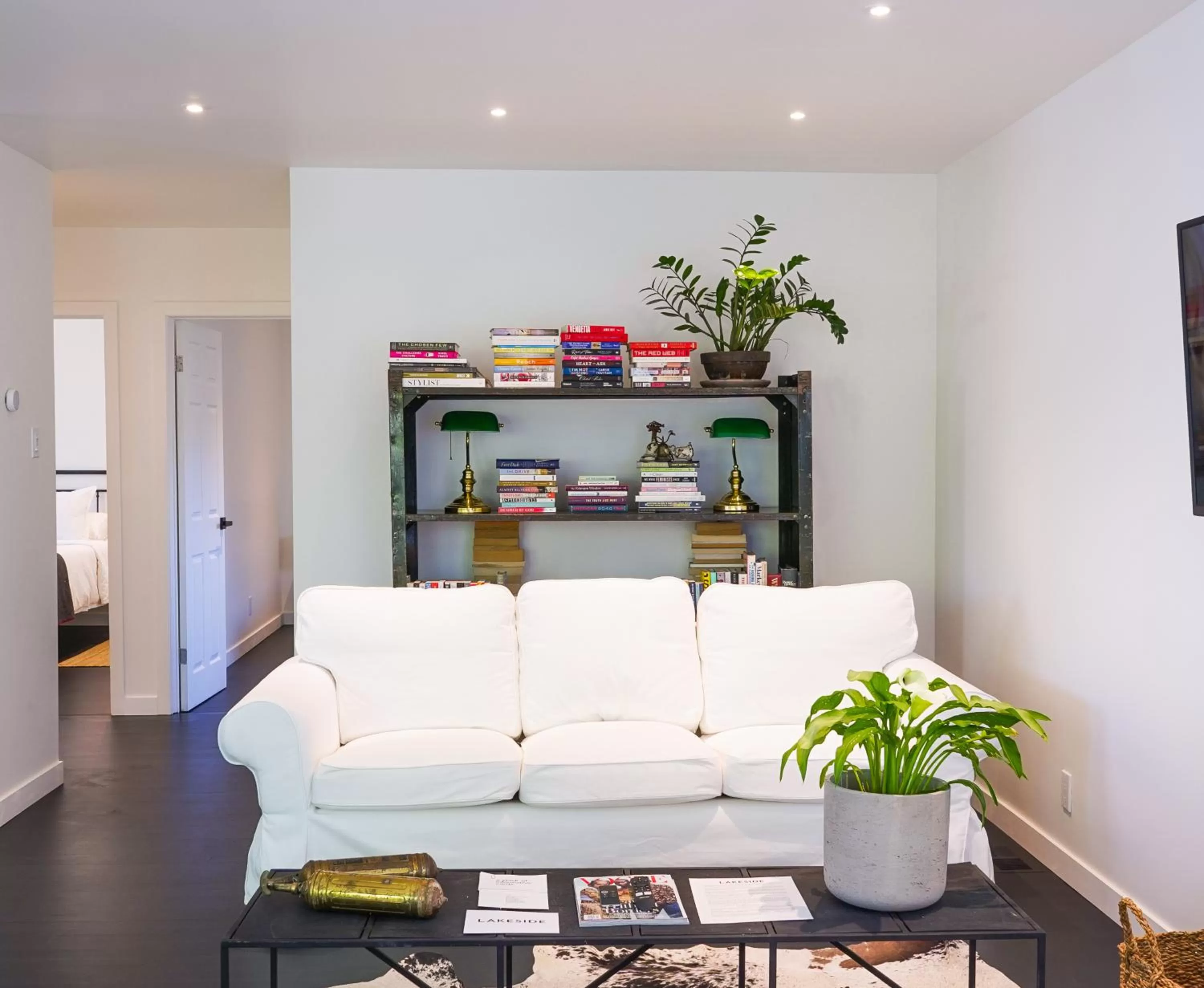 Living room in The Lakeside Prince Edward County