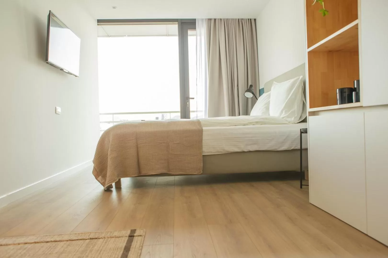 Bedroom, Bed in Rooftop Tirana