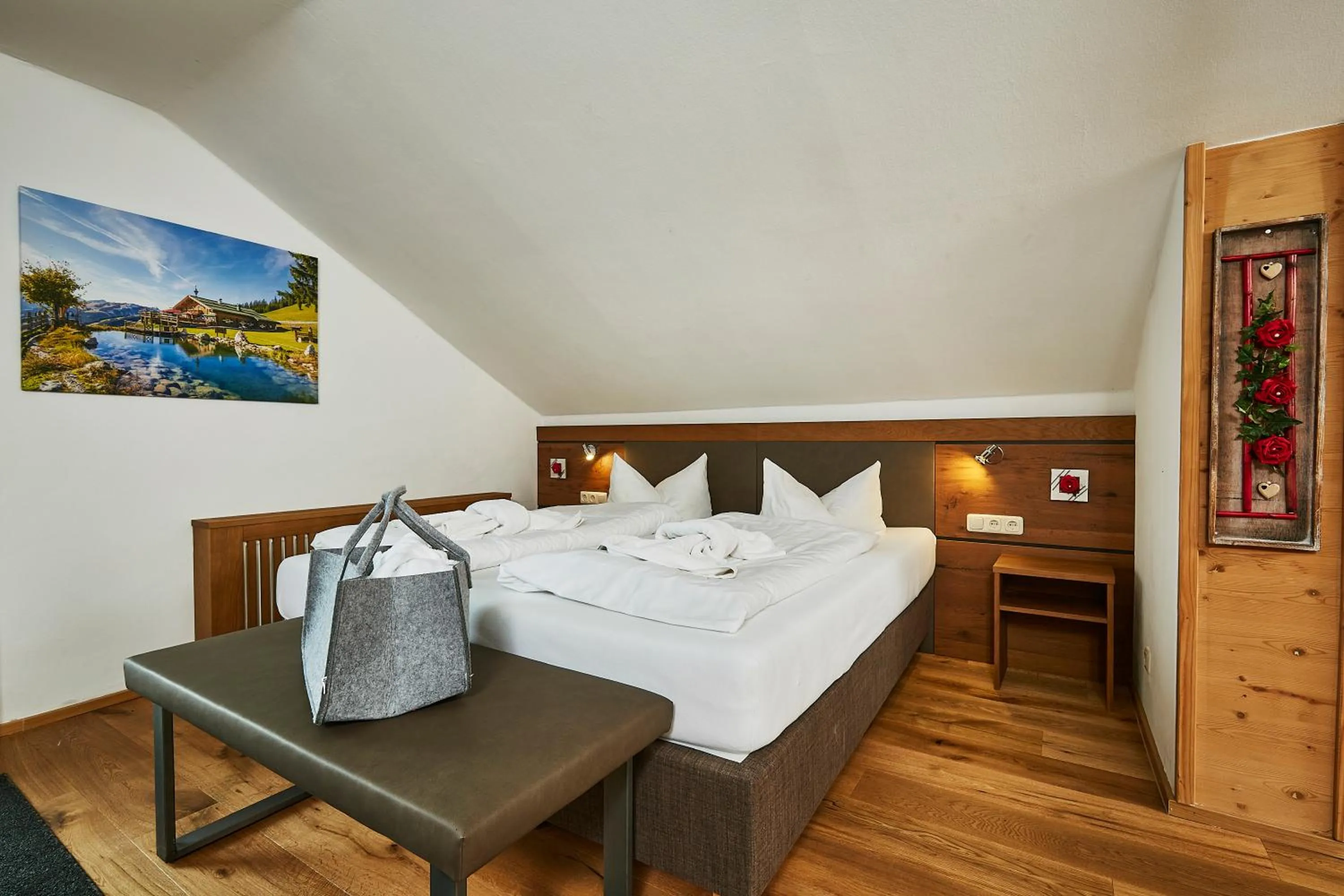 Bed in Hotel Rupertihof