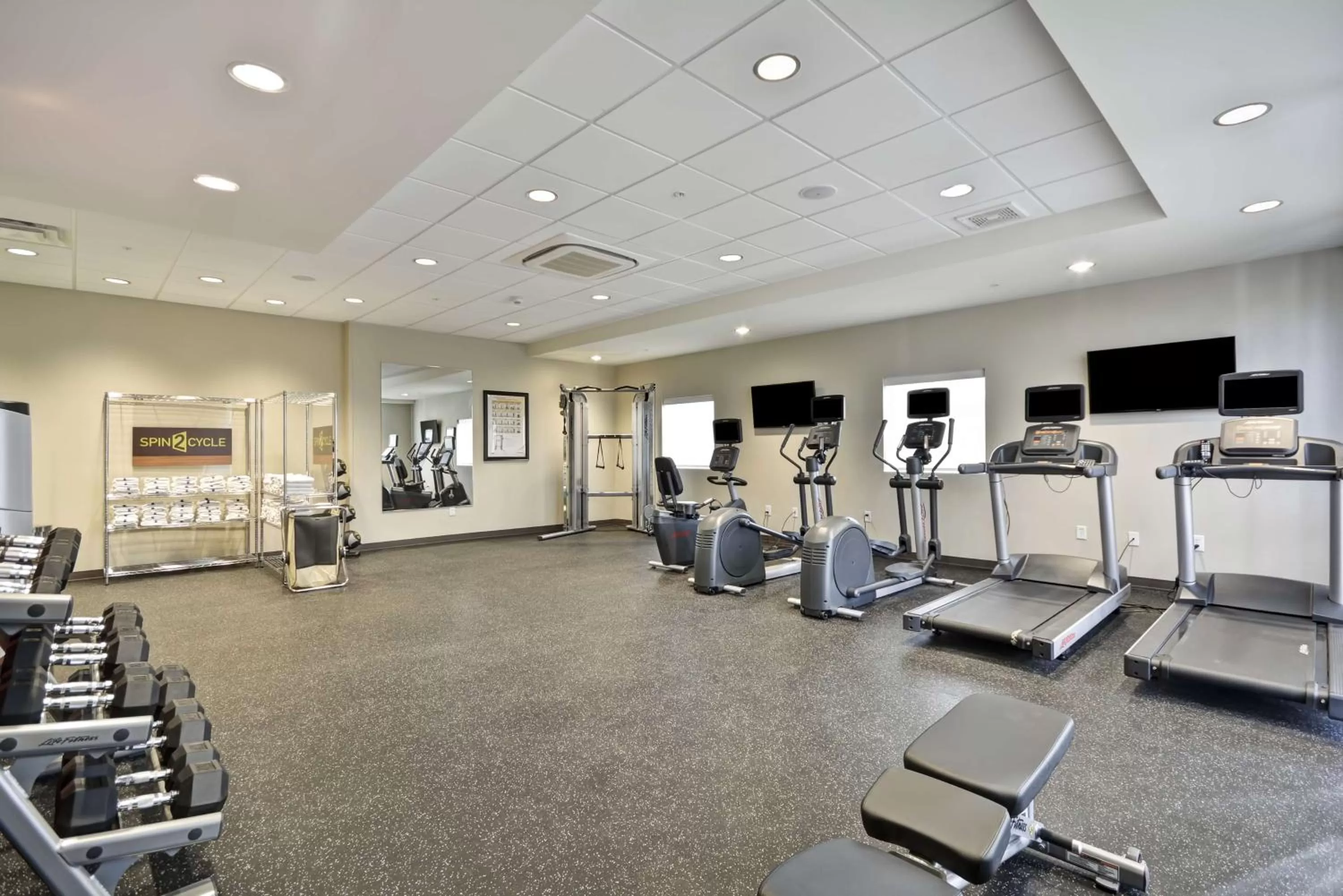 Fitness centre/facilities in Home2 Suites By Hilton Oswego