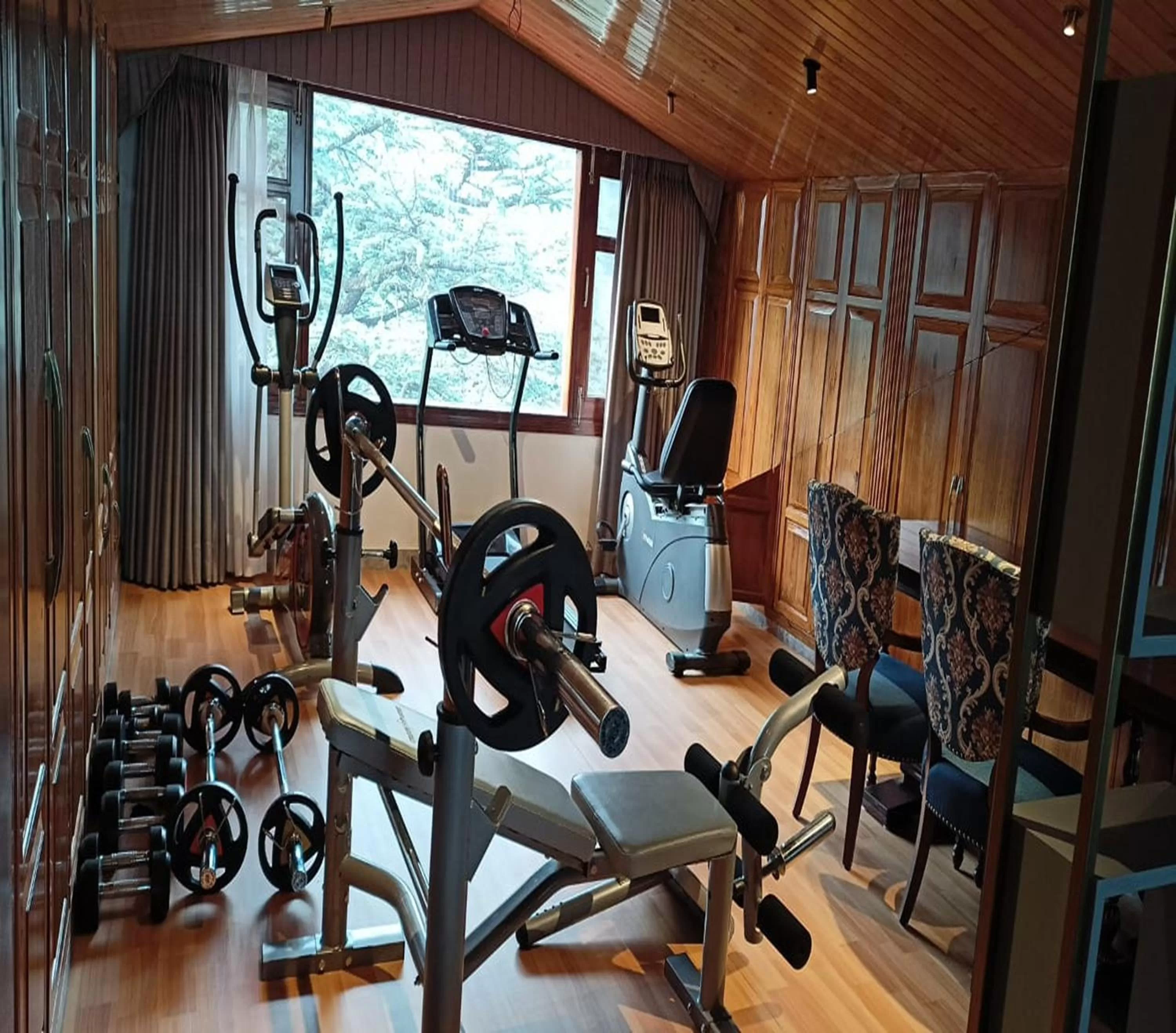 Fitness centre/facilities in WelcomHeritage Elysium Resort & Spa
