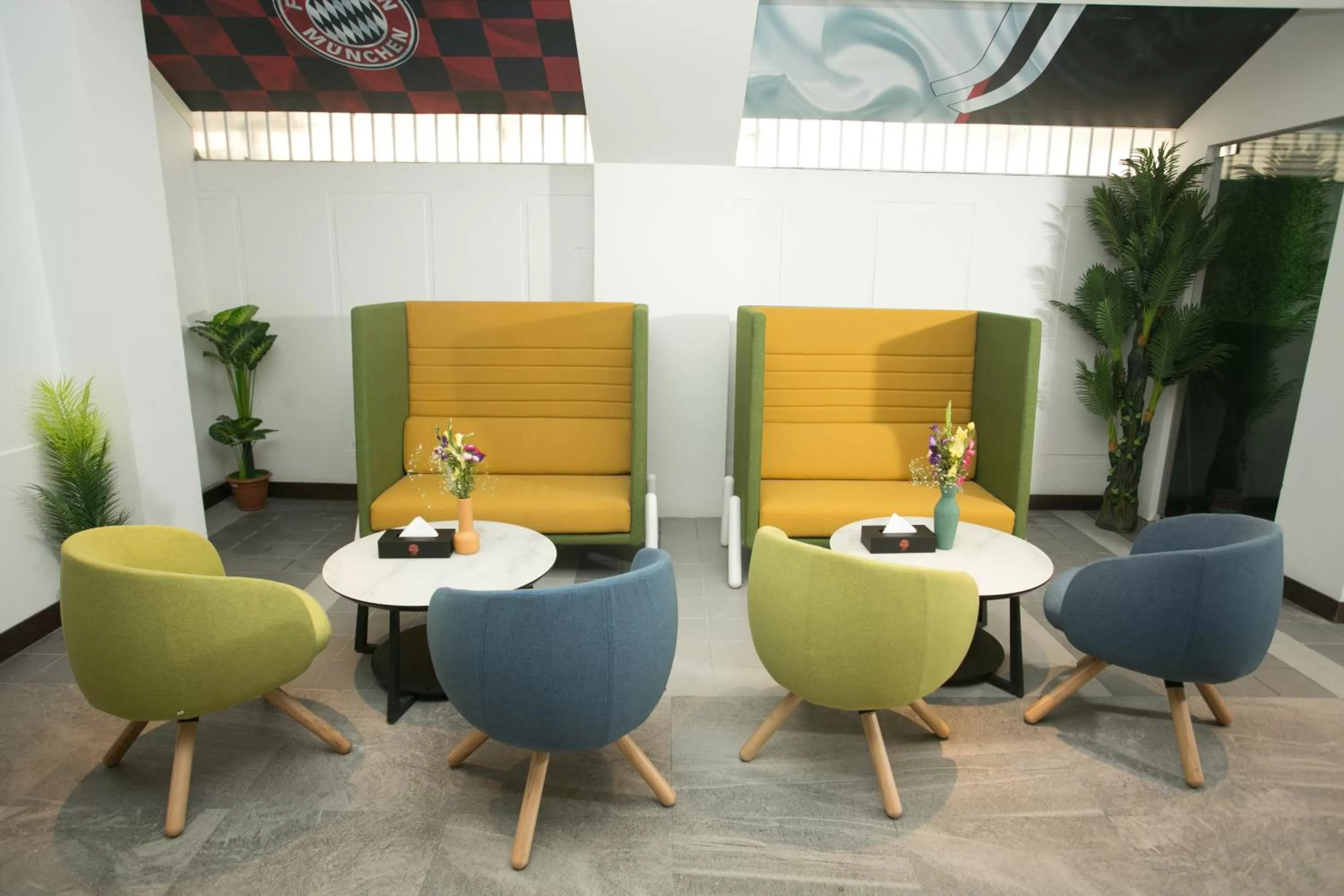 Seating area in Hotel Omni Residency Dhaka