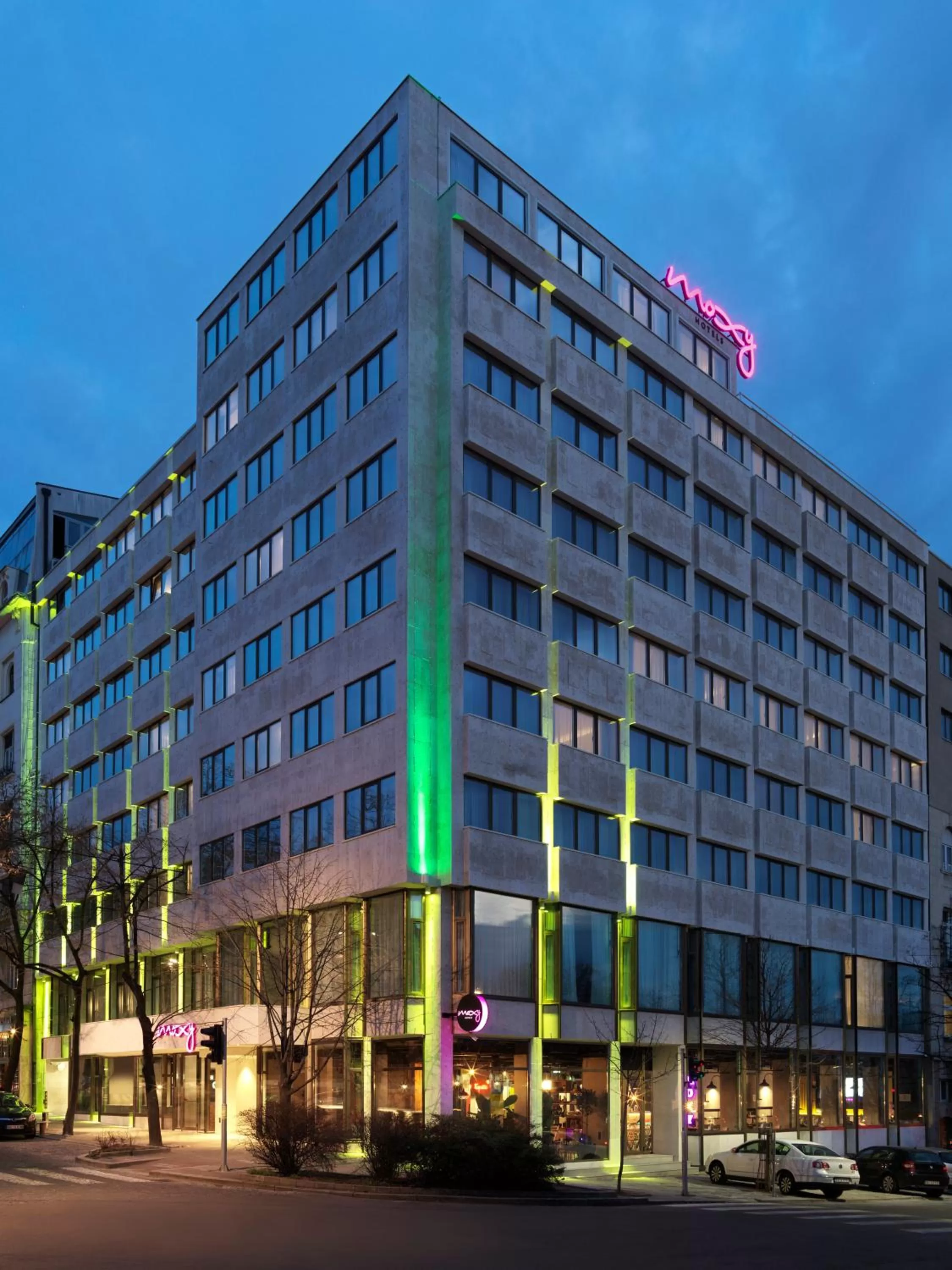 Property building in Moxy Belgrade