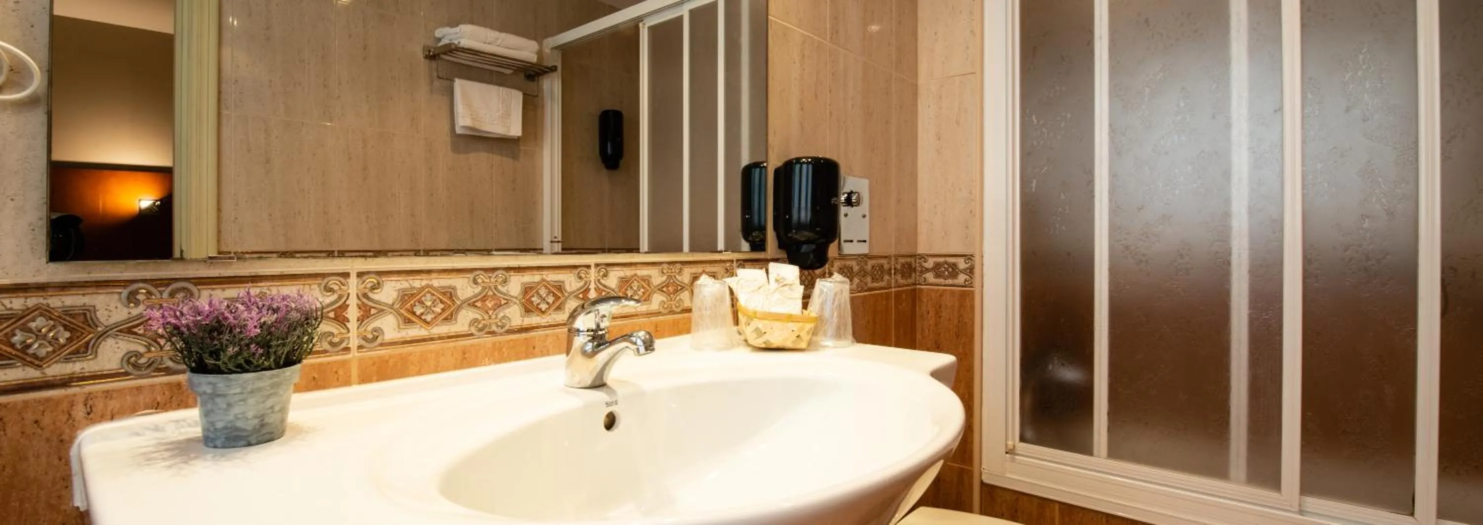 Bathroom in Hotel El Acebo