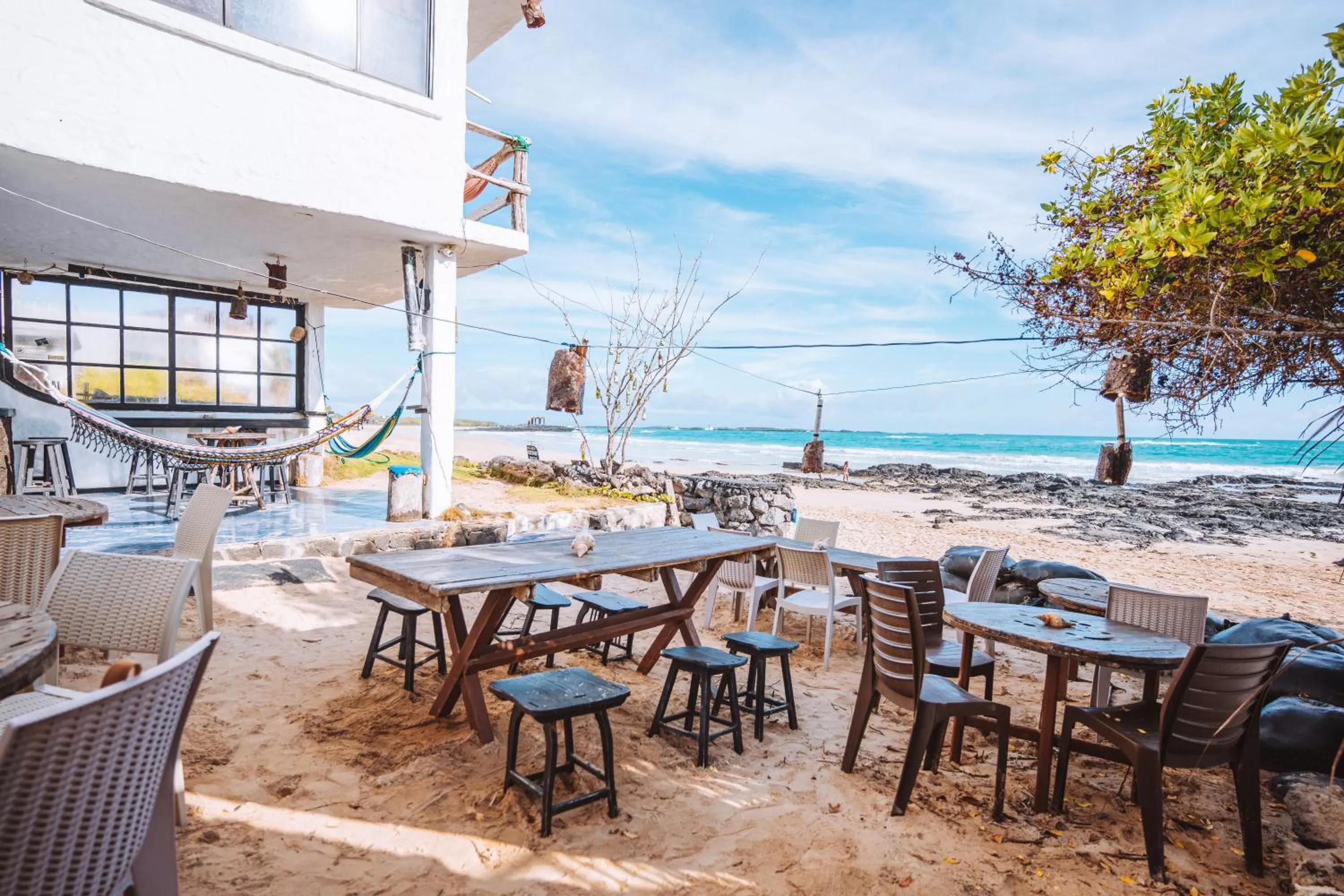 Beach, Restaurant/Places to Eat in Hostal Galapagos by Bar de Beto