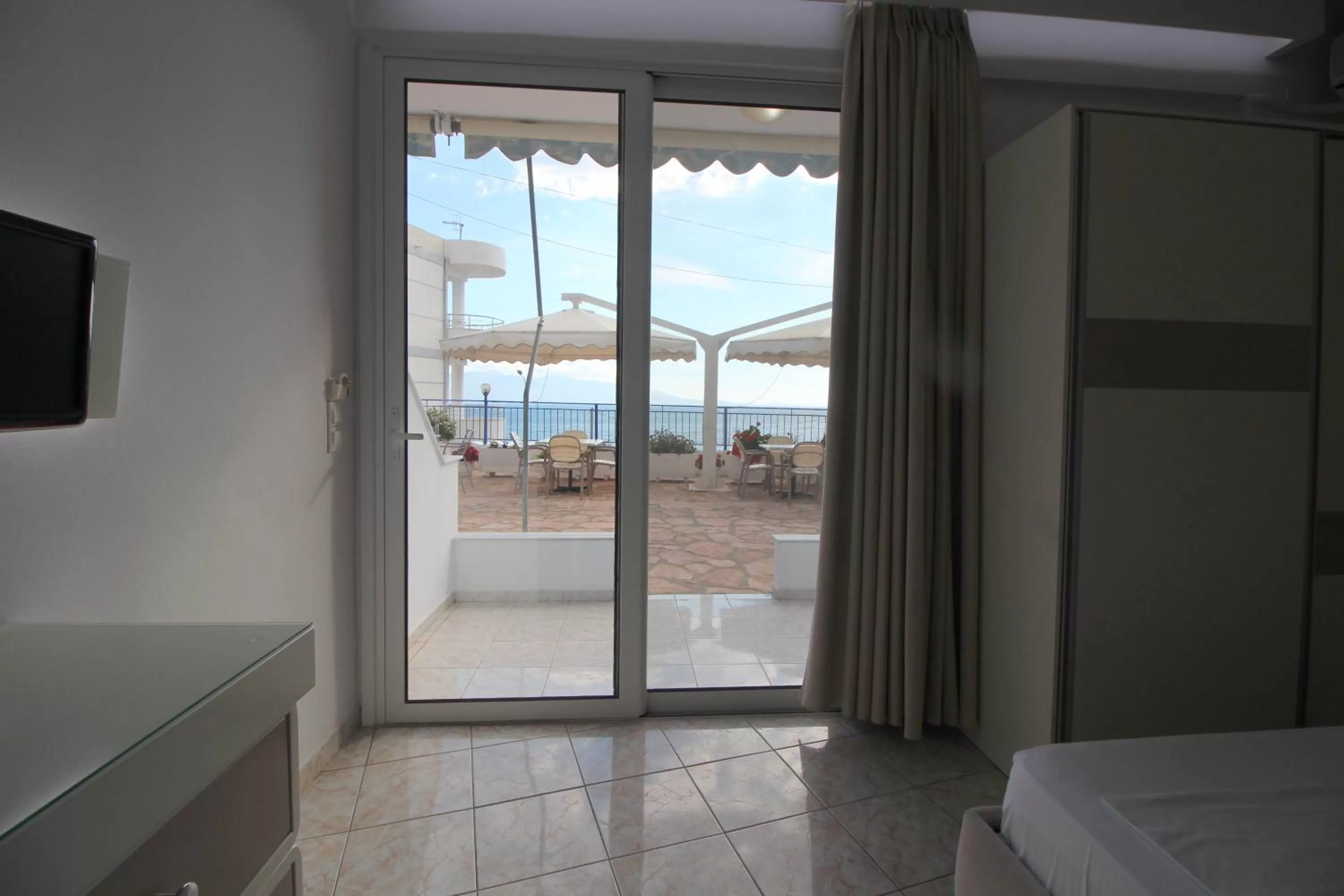 Balcony/Terrace in Murati Suites Sarandë