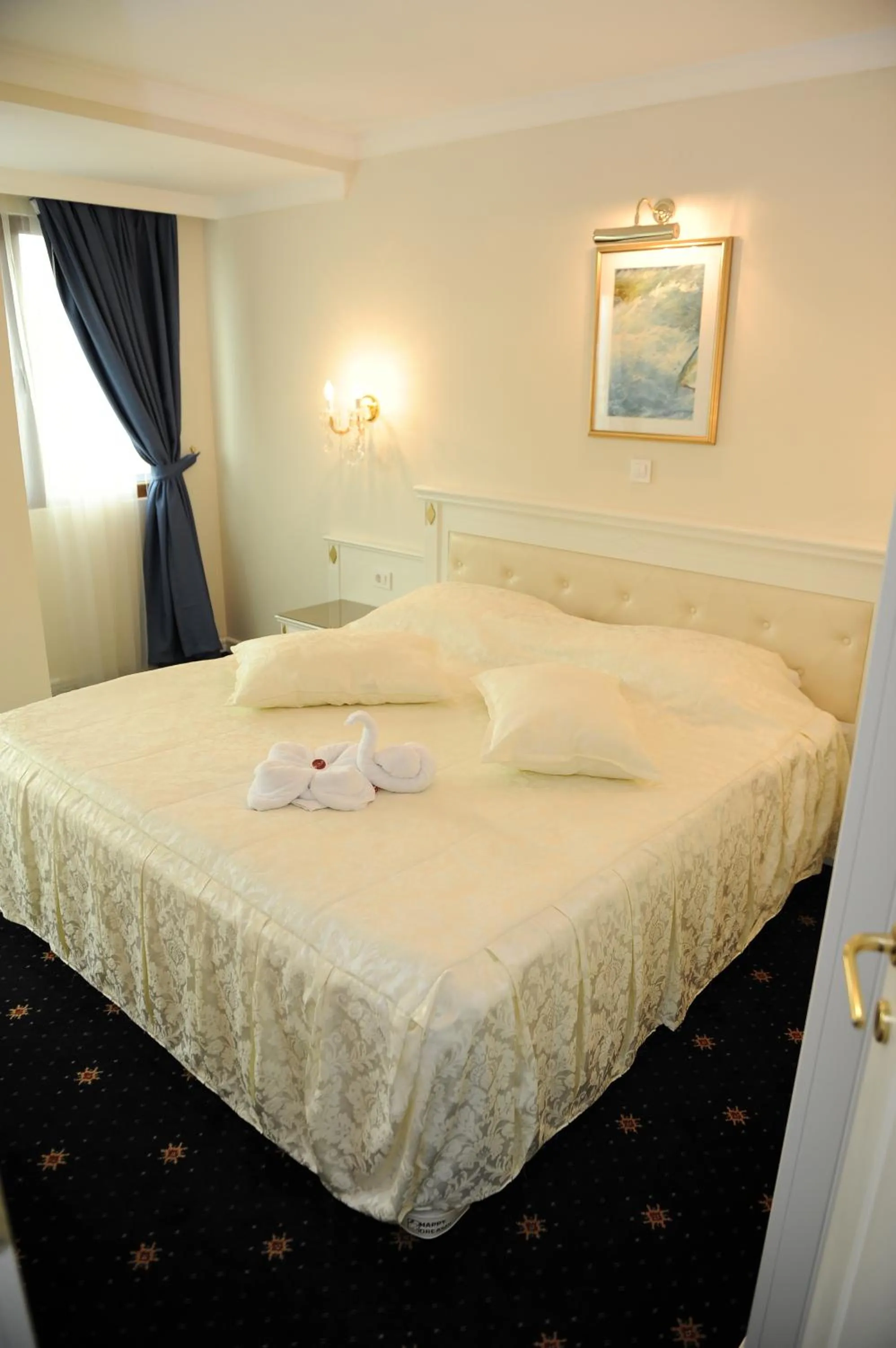 Decorative detail, Bed in Millenium Palace