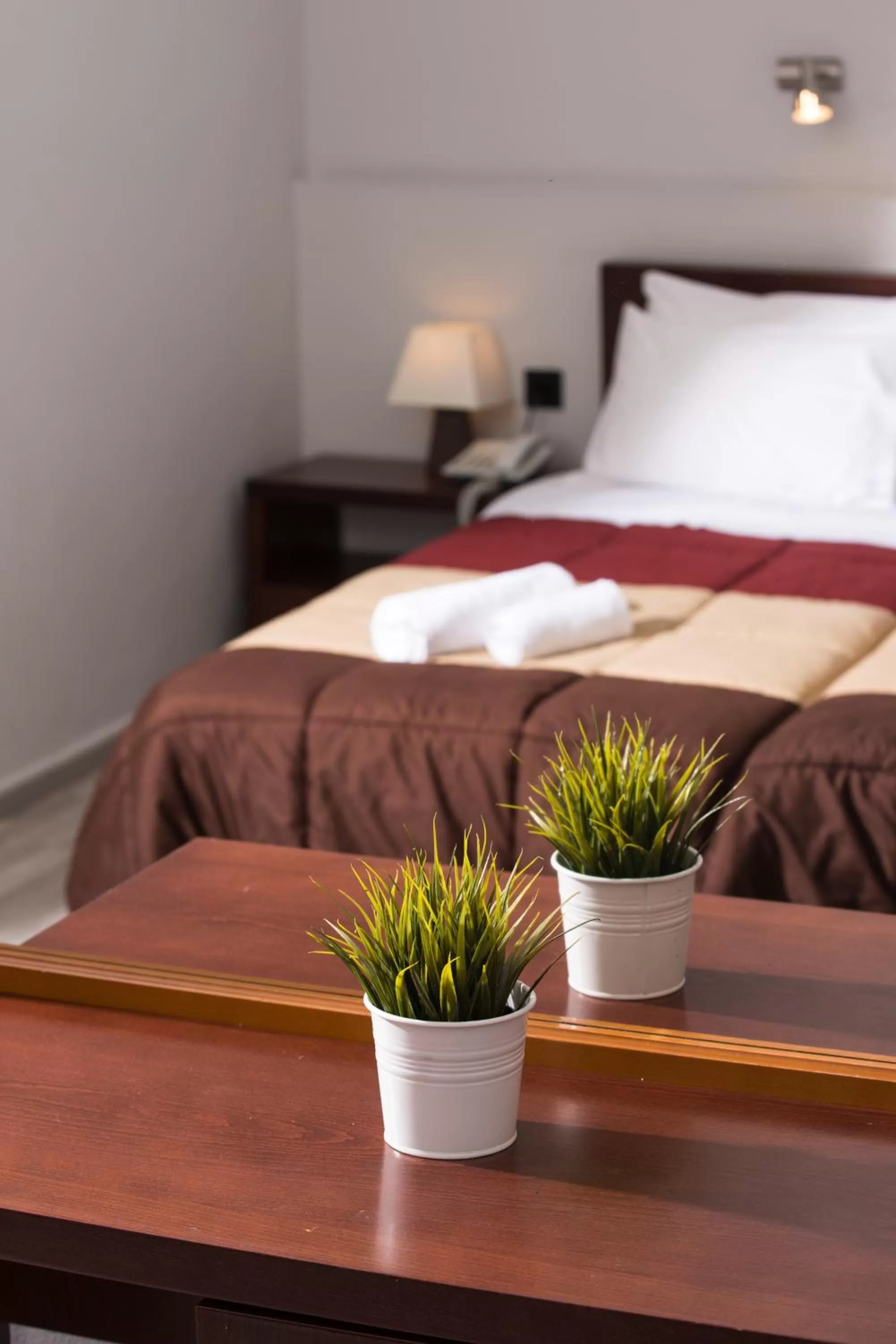 Bedroom, Bed in Hotel Aigli