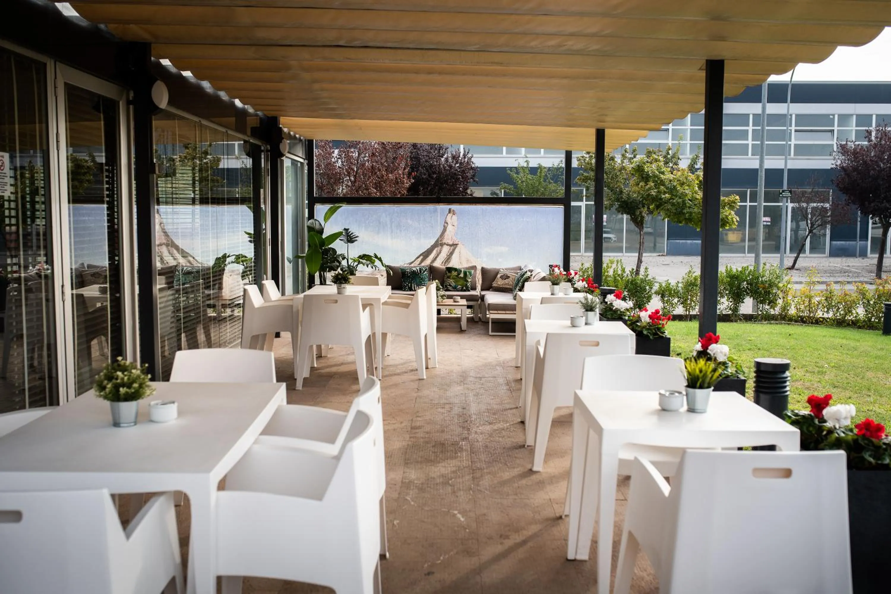 Balcony/Terrace in Hotel Bed4U Tudela