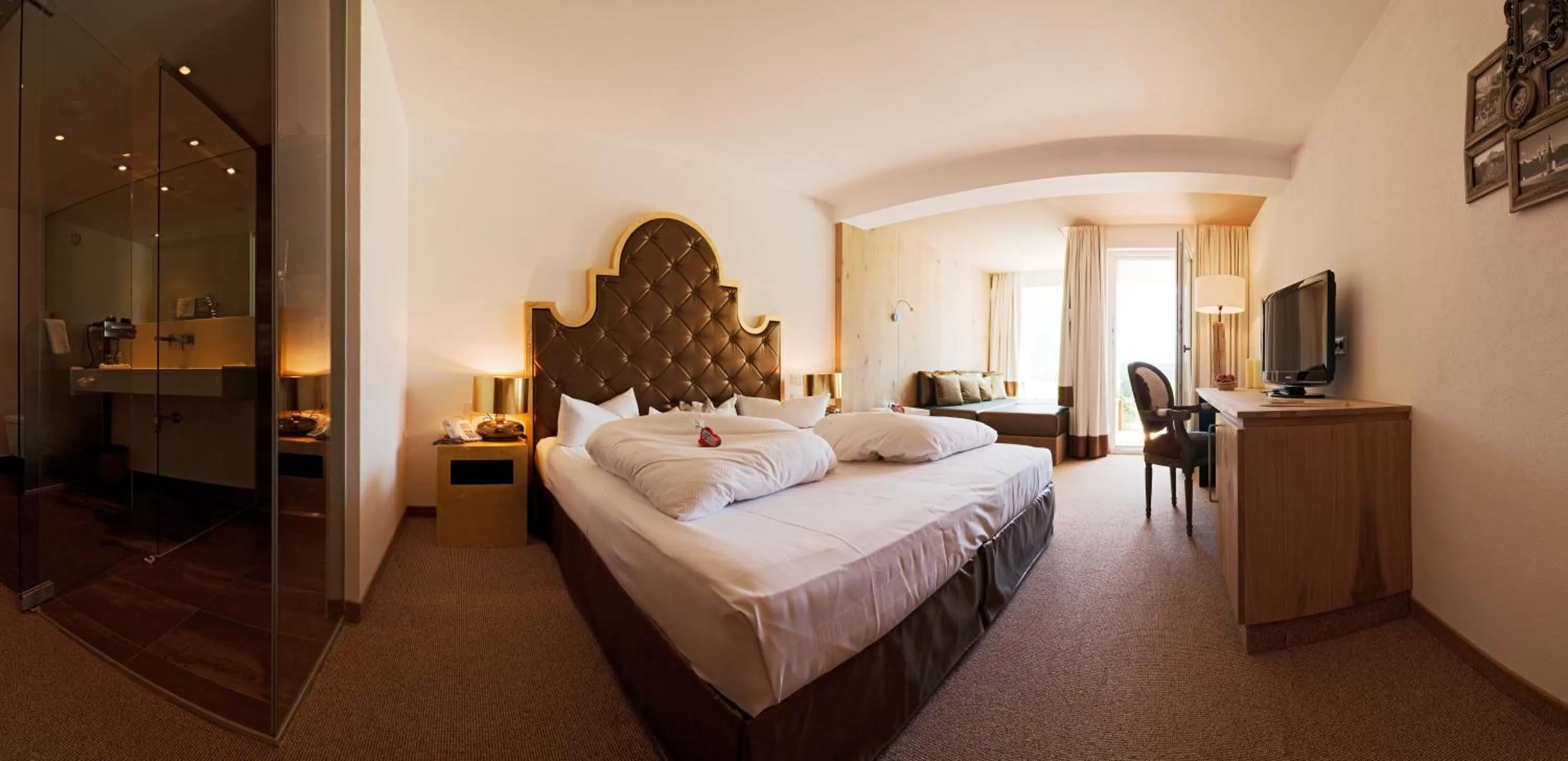 Bedroom, Bed in Alpenhotel Stefanie