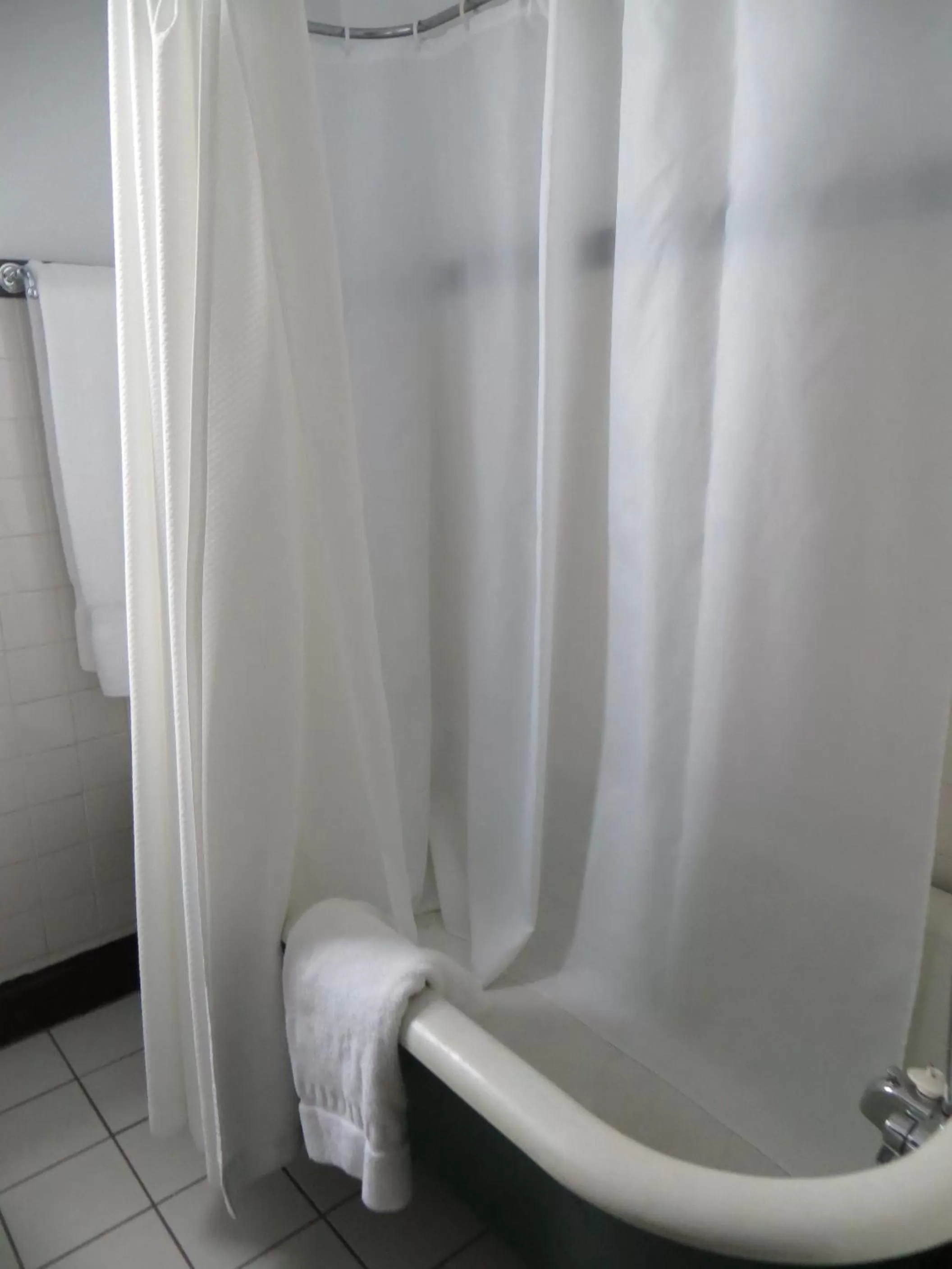 Shower, Bathroom in The Polo Inn Bridgeport U.S.A.