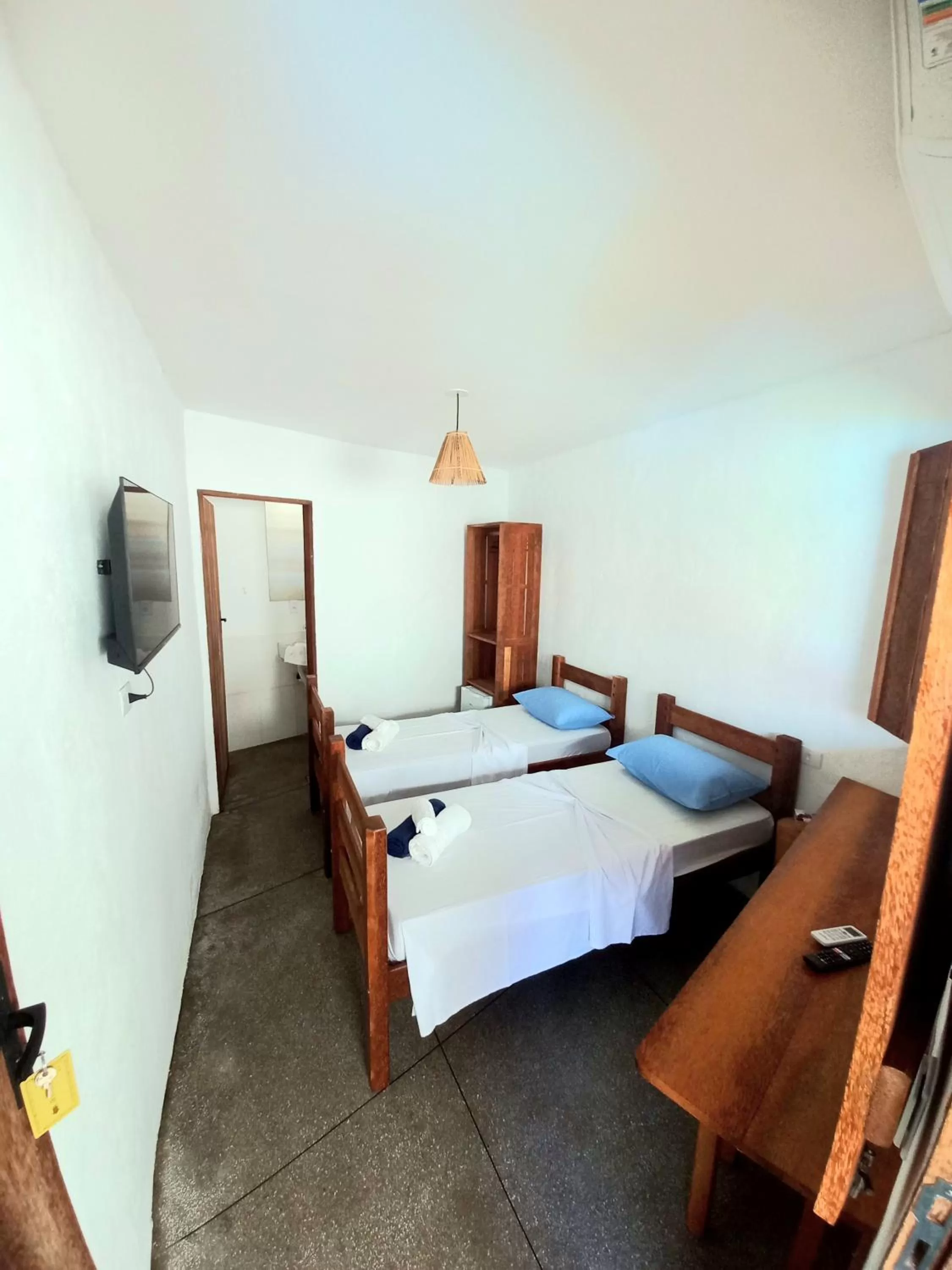 Bed in Pousada Ventos e Velas