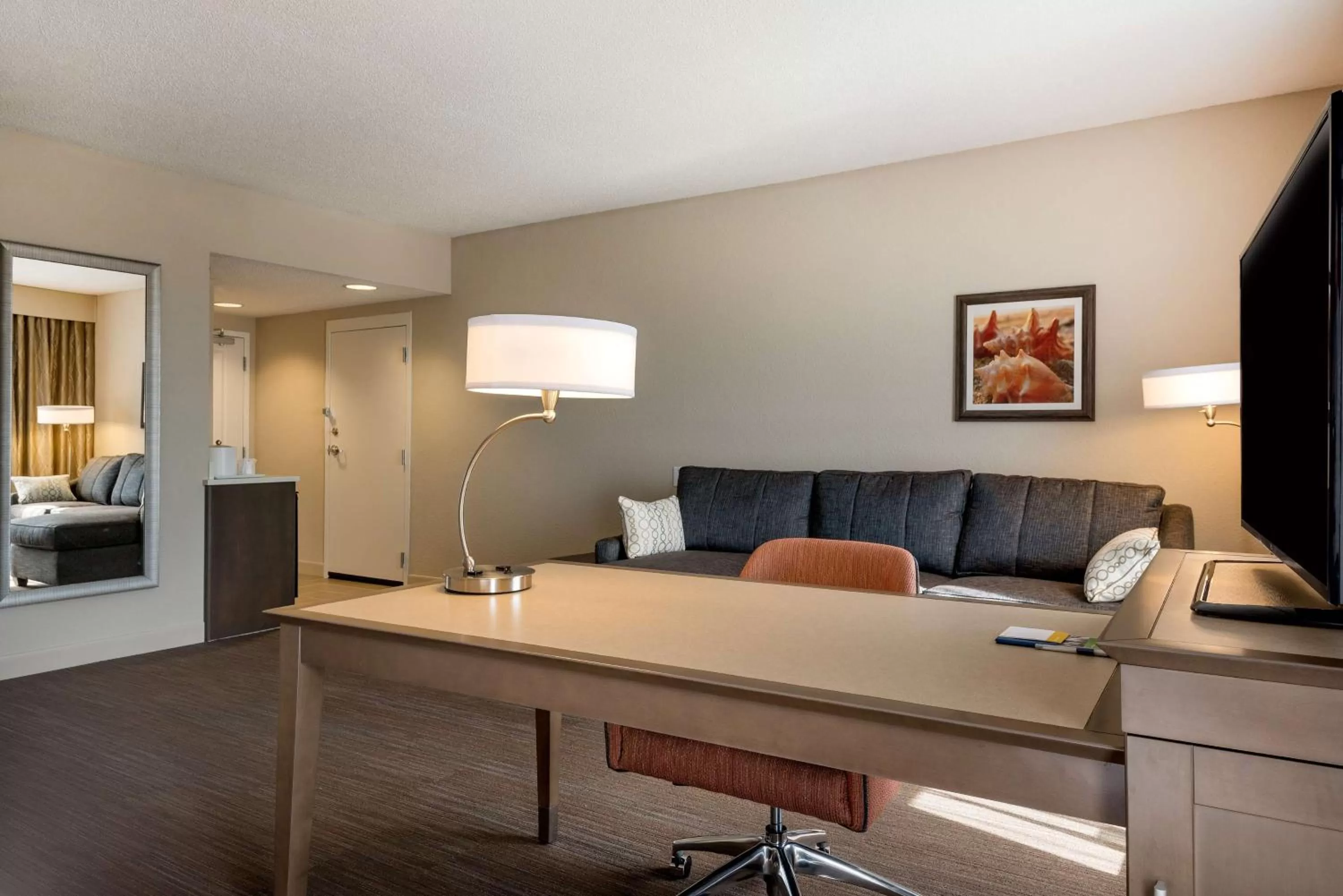 Bed in Hampton Inn Myrtle Beach West