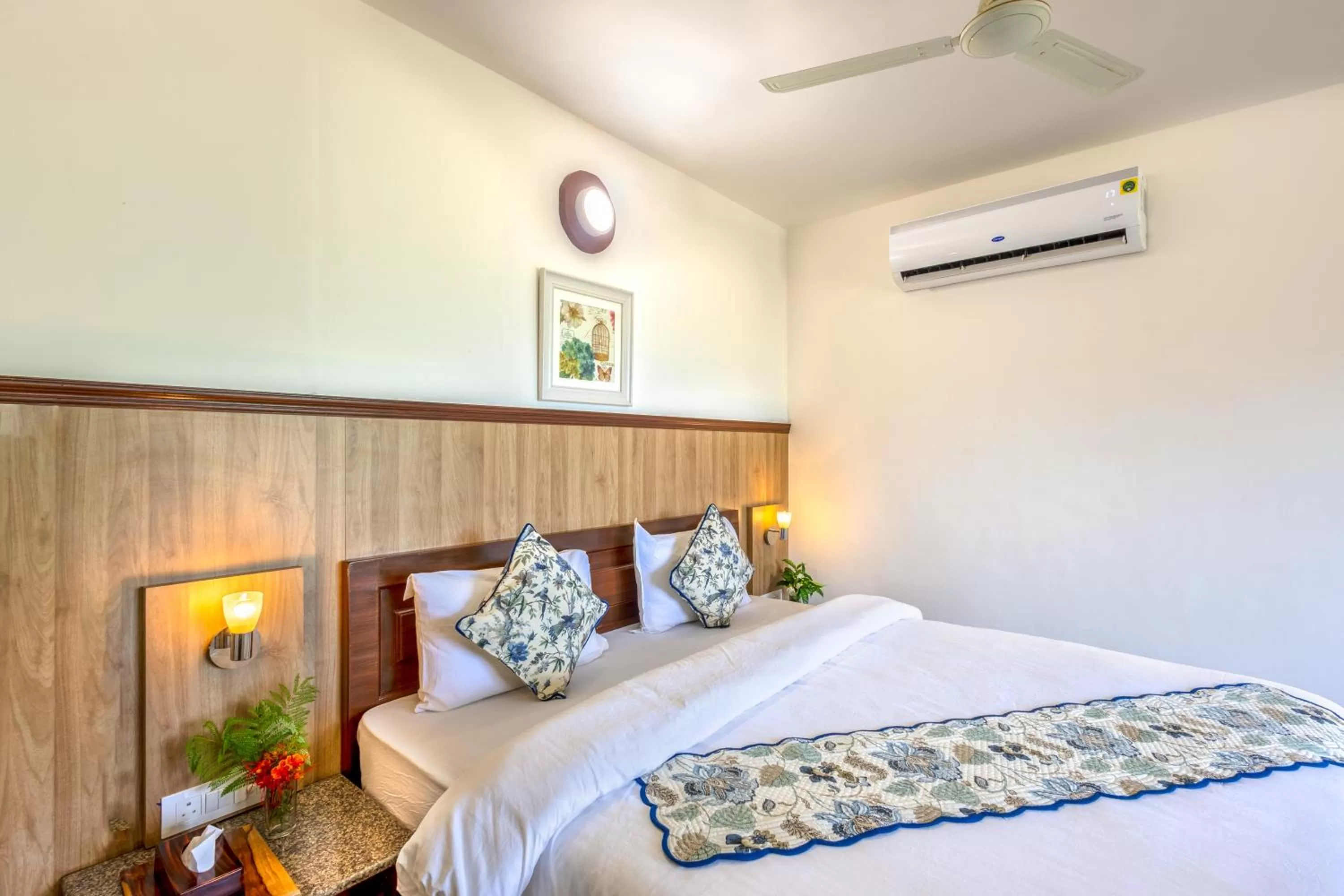 Bed in Neer Ganga Resorts