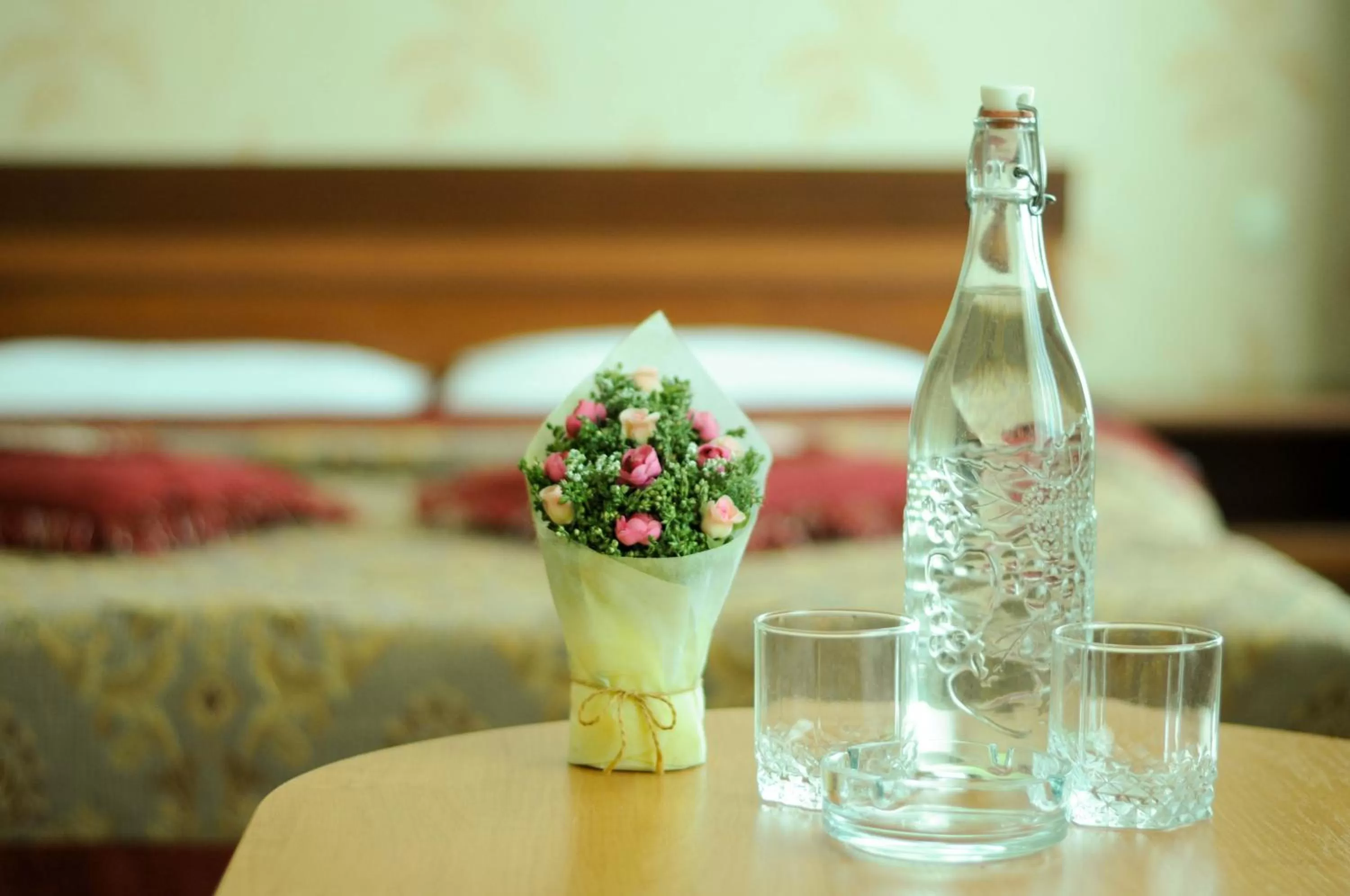 Bed in Don Kihot Hotel