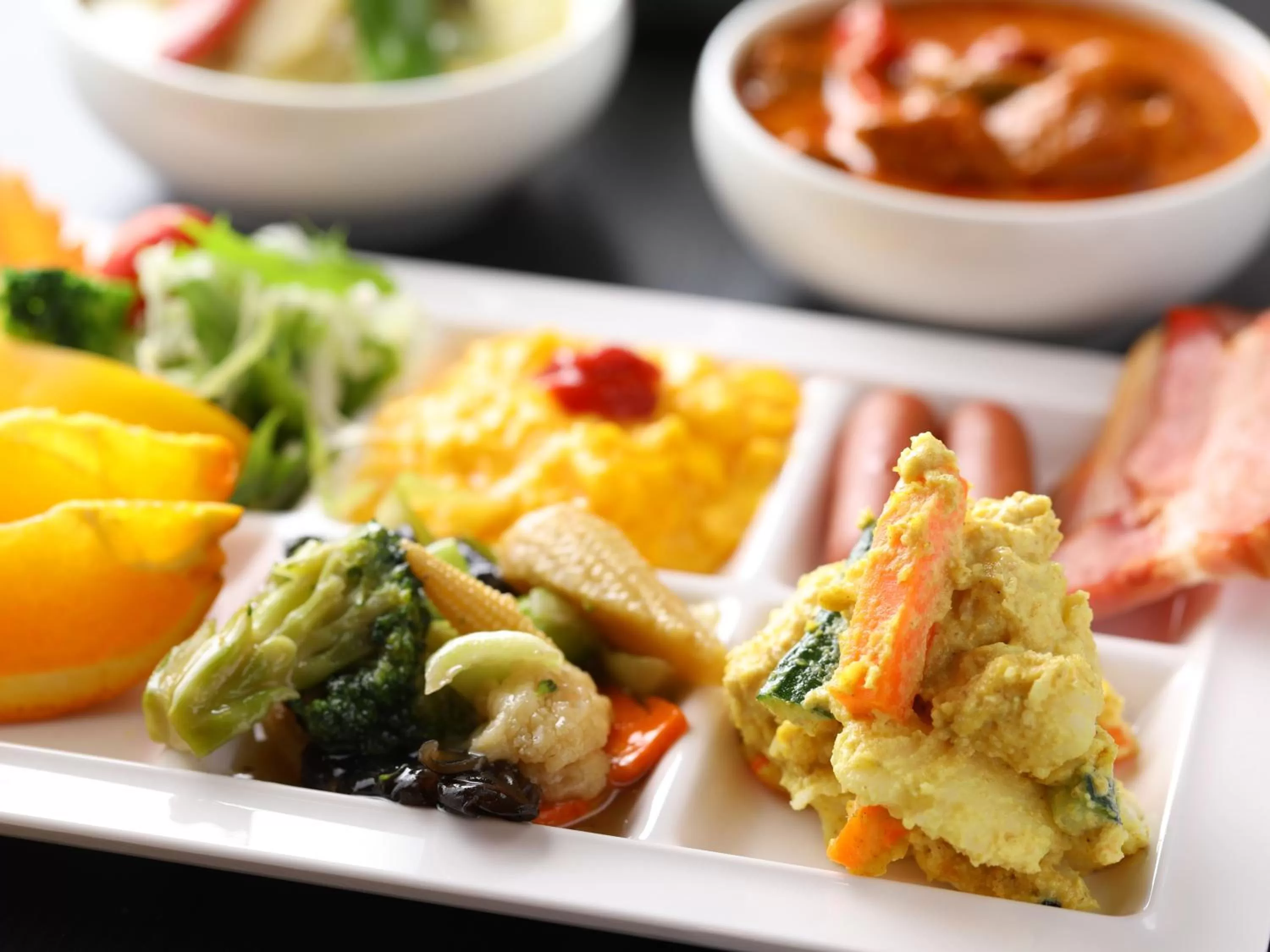 Buffet breakfast in APA Hotel Shinjuku Kabukicho Chuo