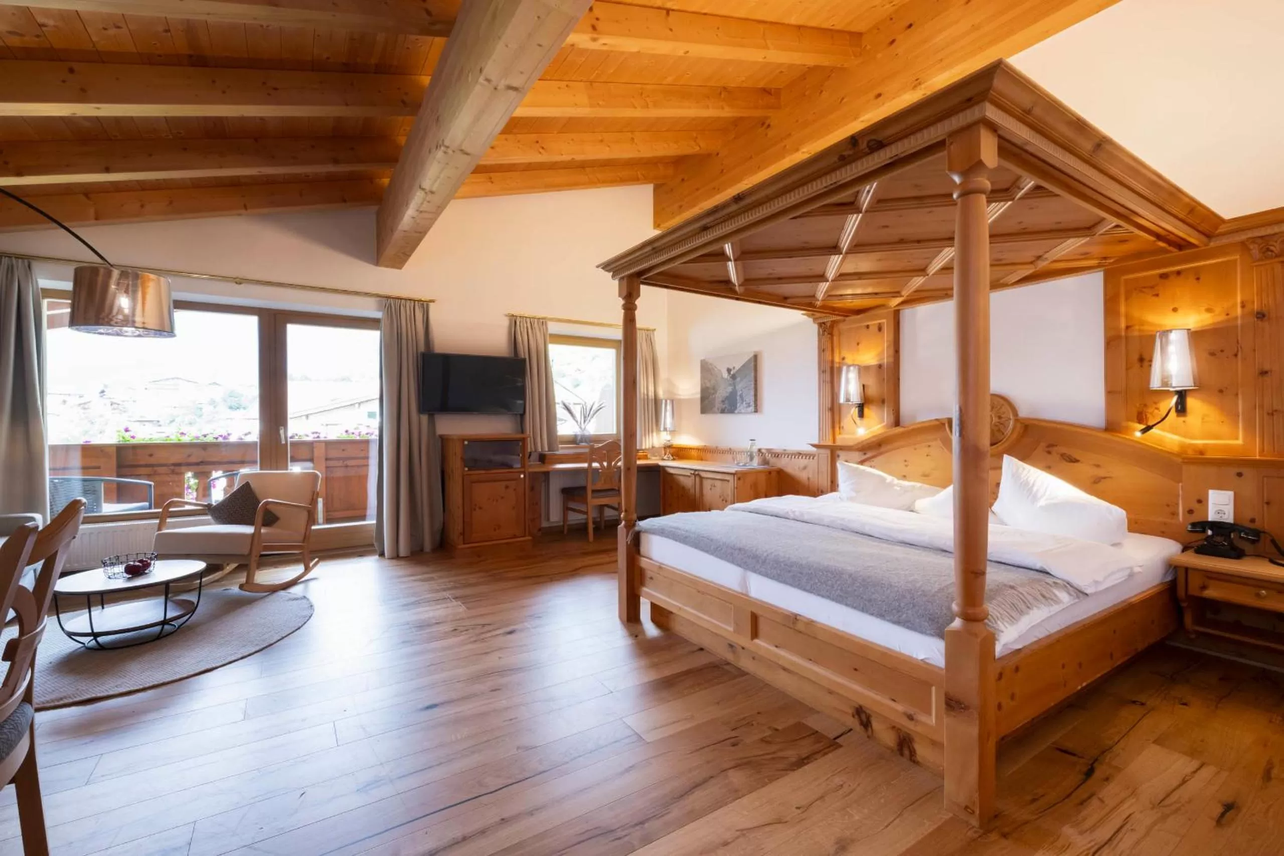 Photo of the whole room, Bed in Hotel Stubaierhof