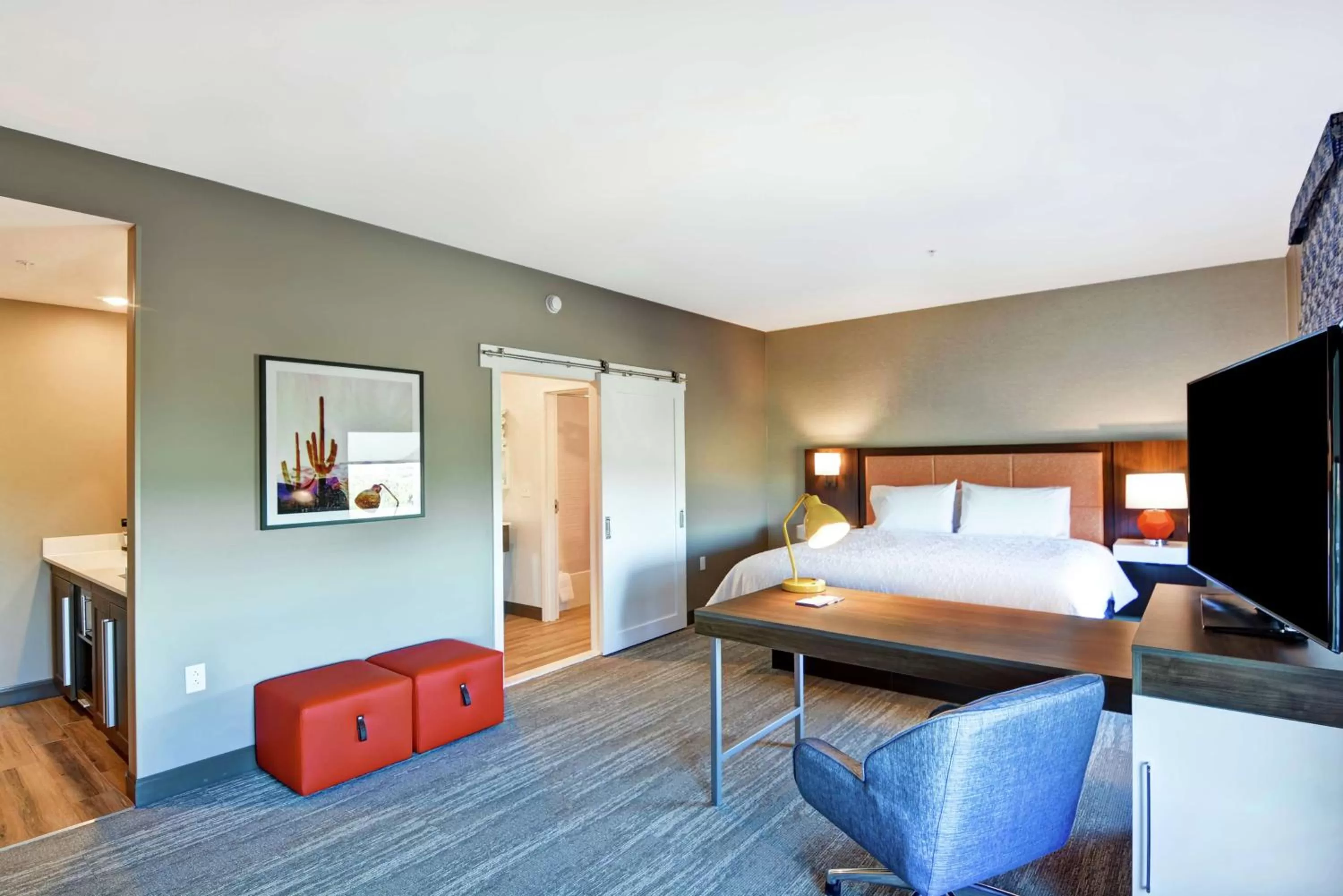 Bedroom, Bed in Hampton Inn & Suites Tucson Marana