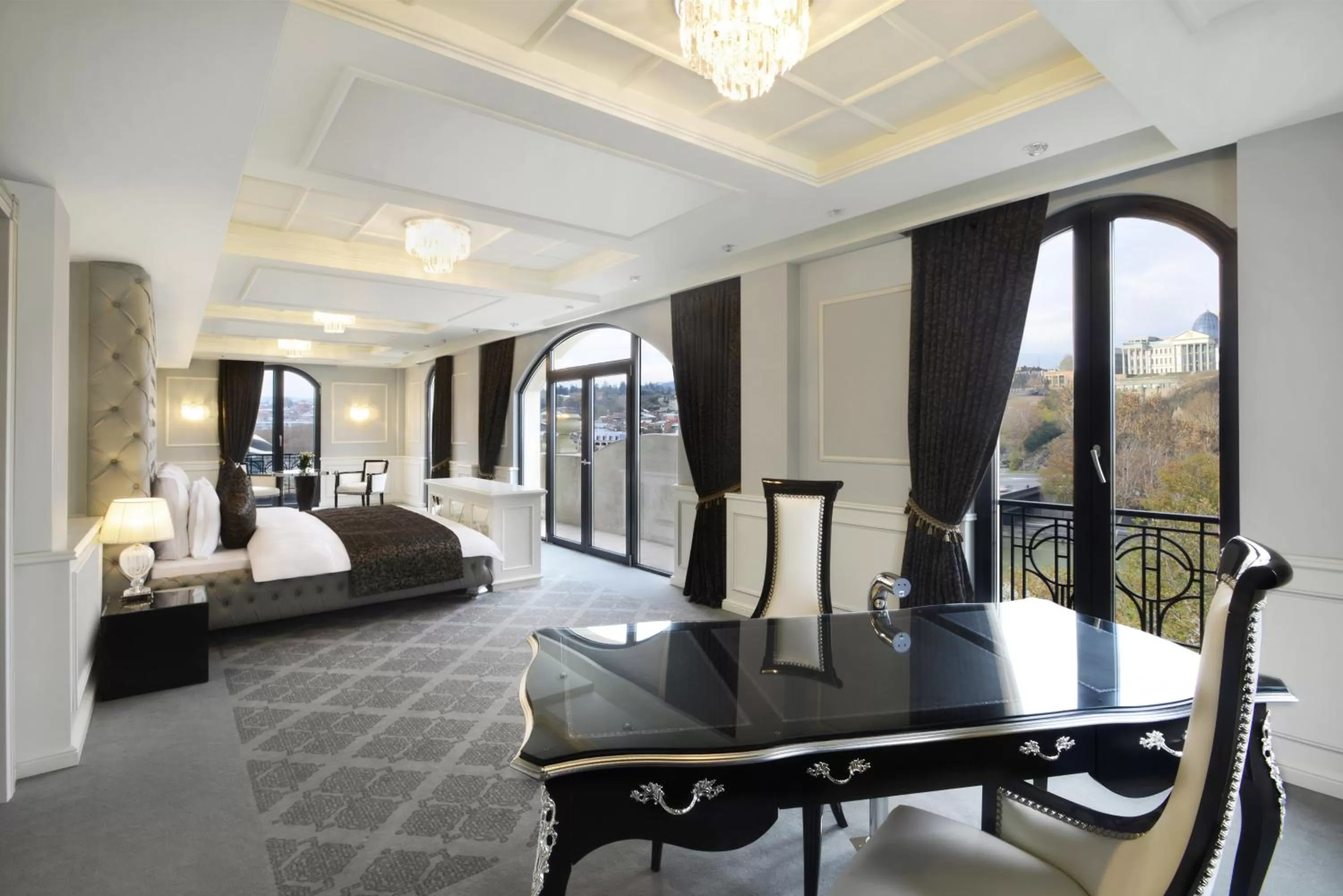 Bed in Ambassadori Tbilisi Hotel