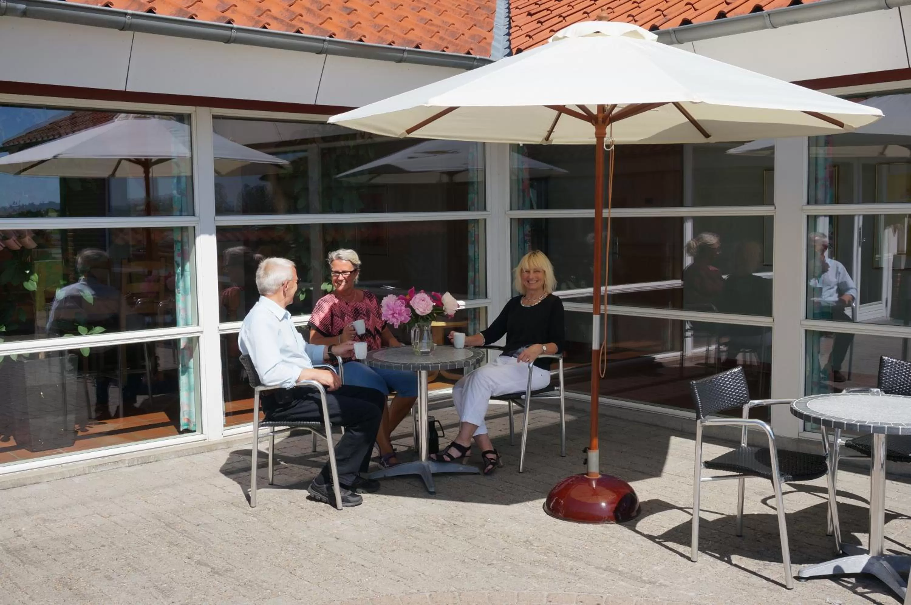 Patio in Motel Spar 10