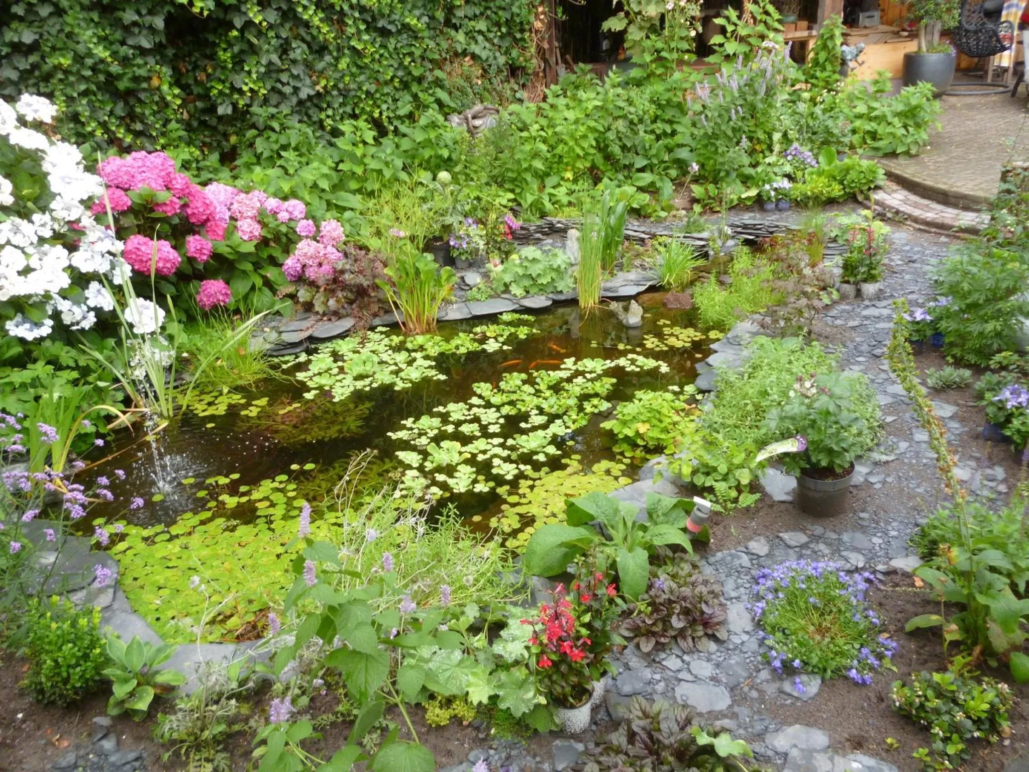 Garden in Bed and Breakfast Rammesdoenk