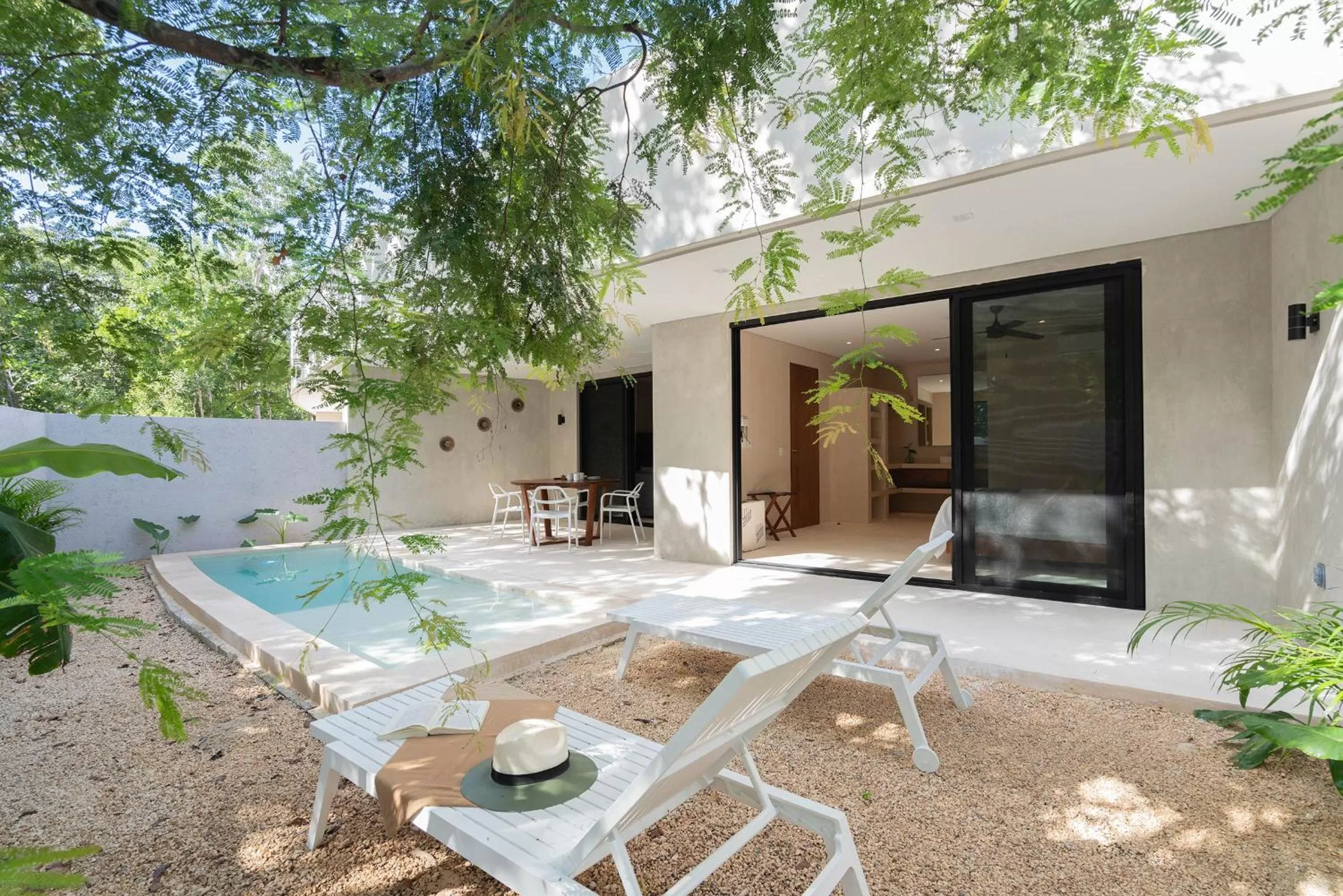 Patio in Suites at TreeTops Tulum